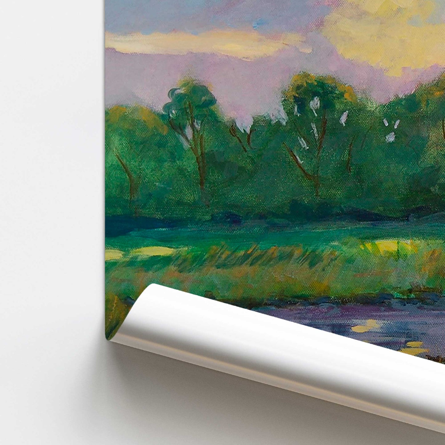 [color:Rolled Print], Picture of close up of art