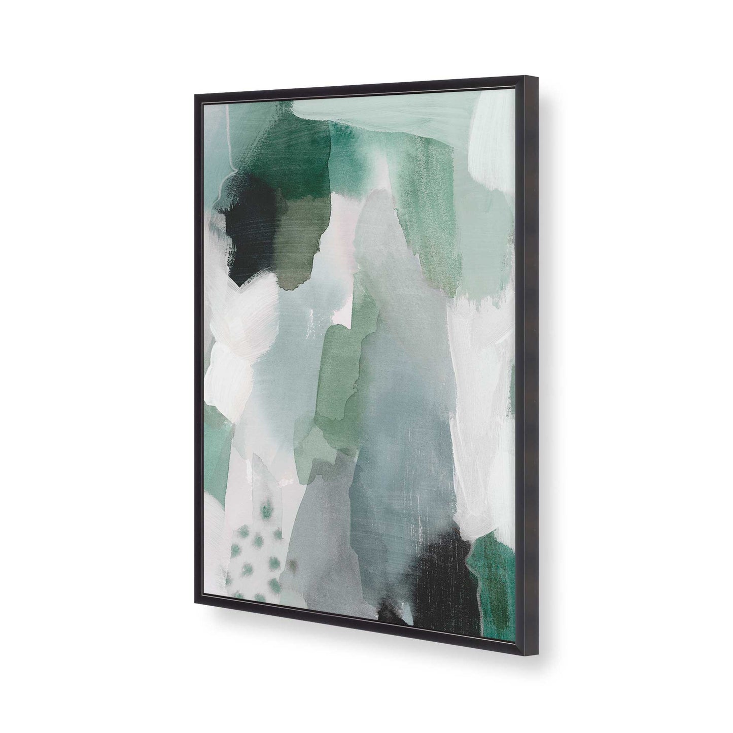 [Color:Weathered Zinc], Picture of art in a Weathered Zinc frame of the corner