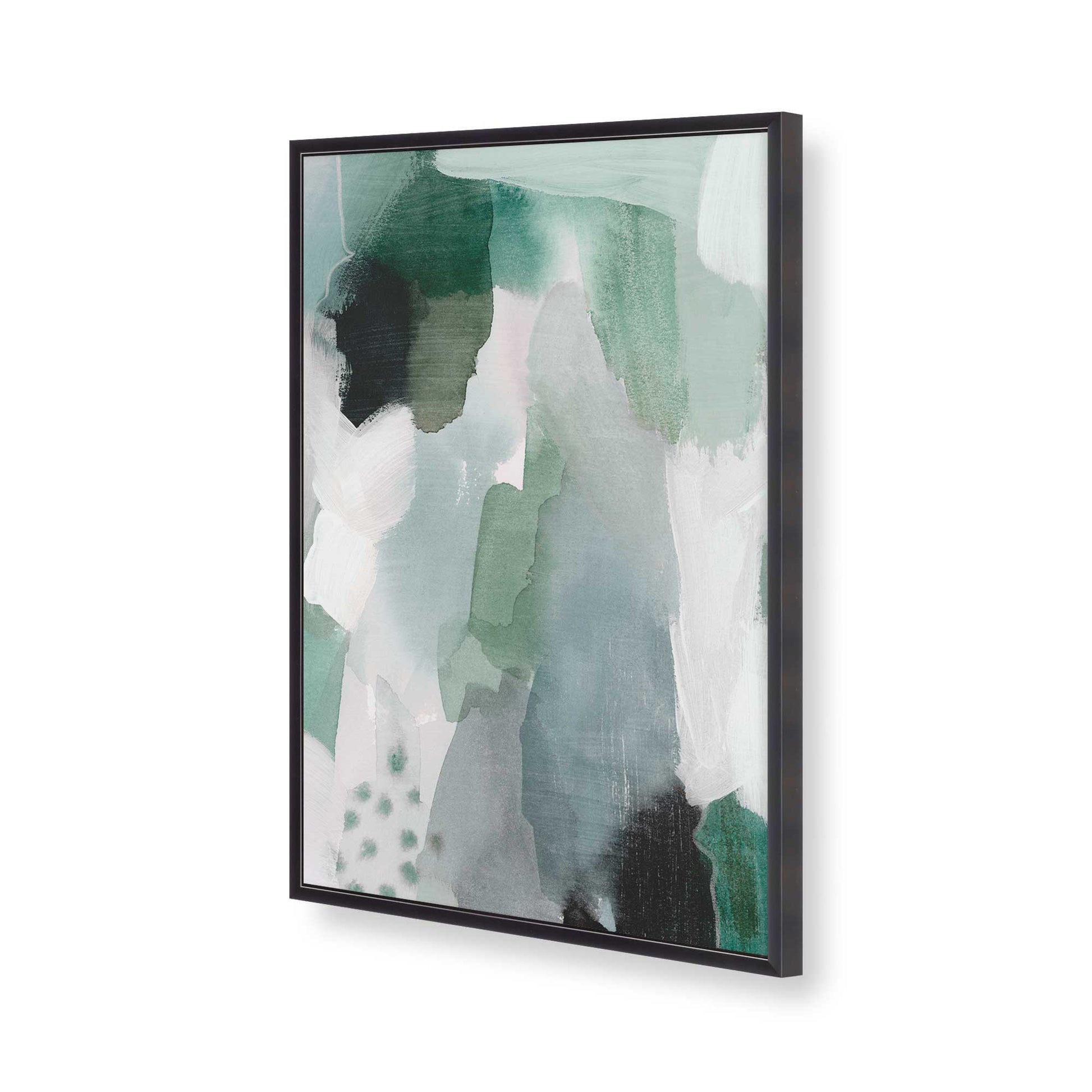 [Color:Weathered Zinc], Picture of art in a Weathered Zinc frame of the corner
