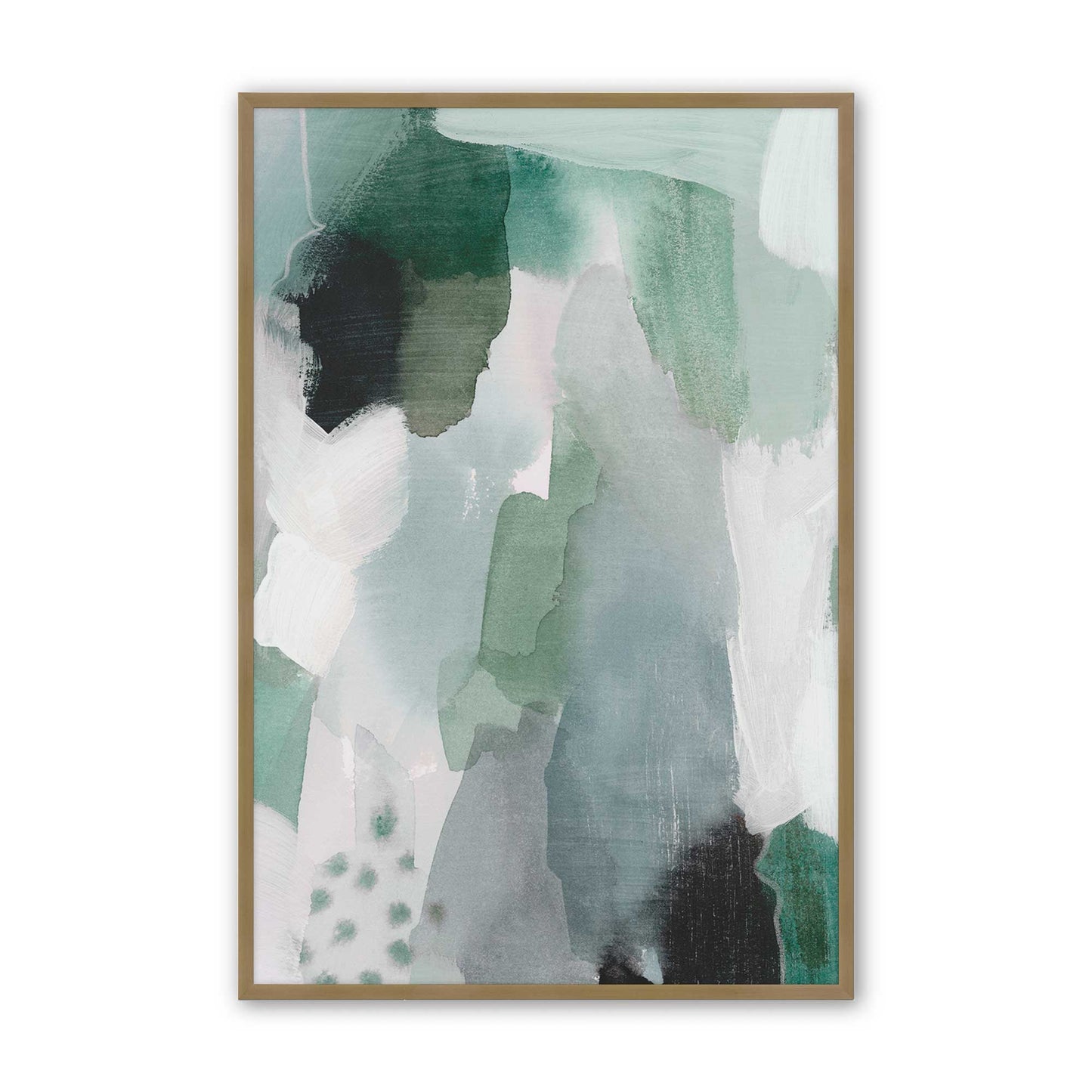 [Color:Brushed Gold], Picture of art in a Brushed Gold frame