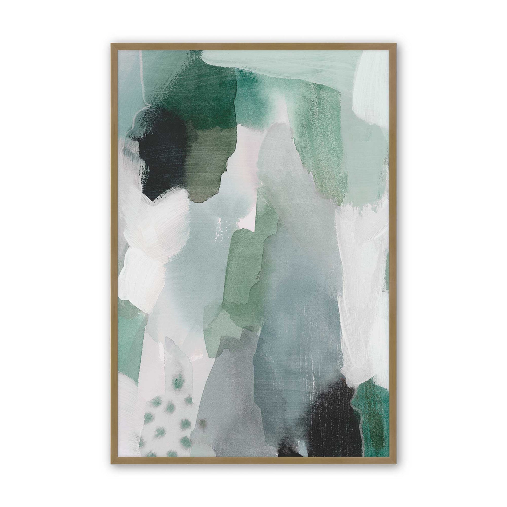 [Color:Brushed Gold], Picture of art in a Brushed Gold frame