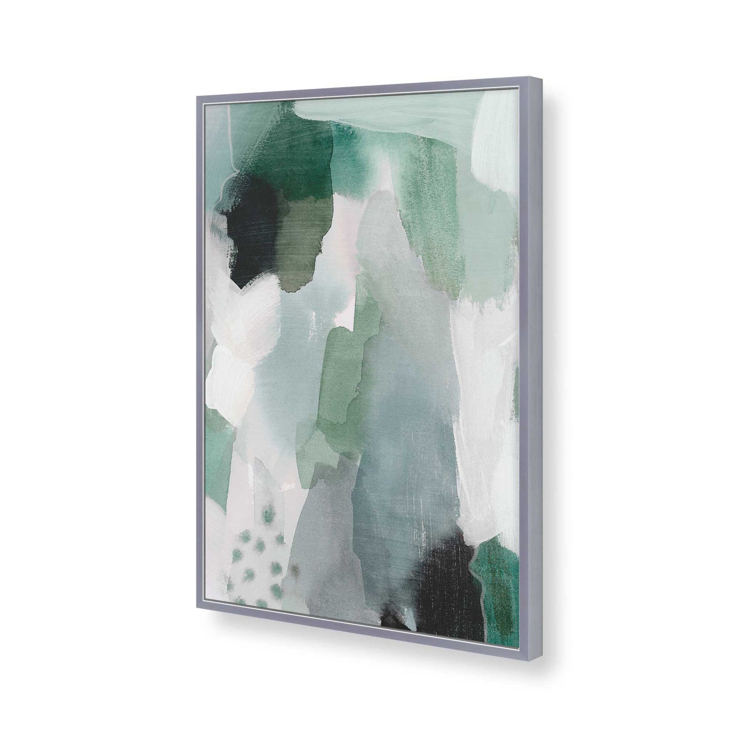 [Color:Polished Chrome], Picture of art in a Polished Chrome frame of the corner