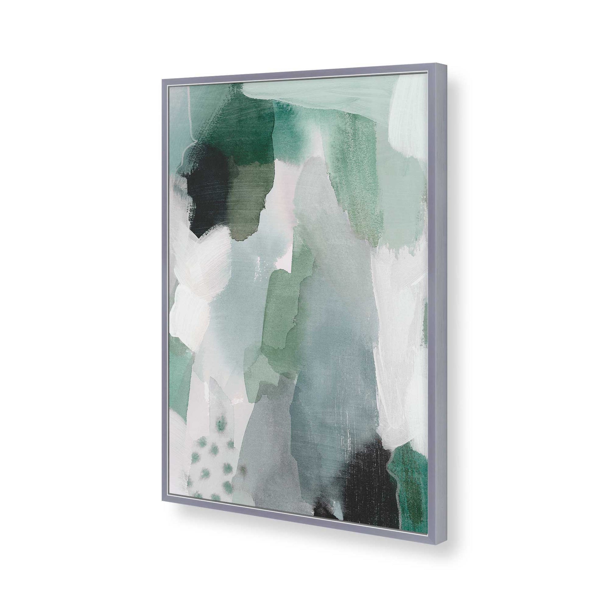 [Color:Polished Chrome], Picture of art in a Polished Chrome frame of the corner