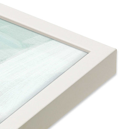 [Color:Opaque White], Picture of art in a Opaque White frame at an angle