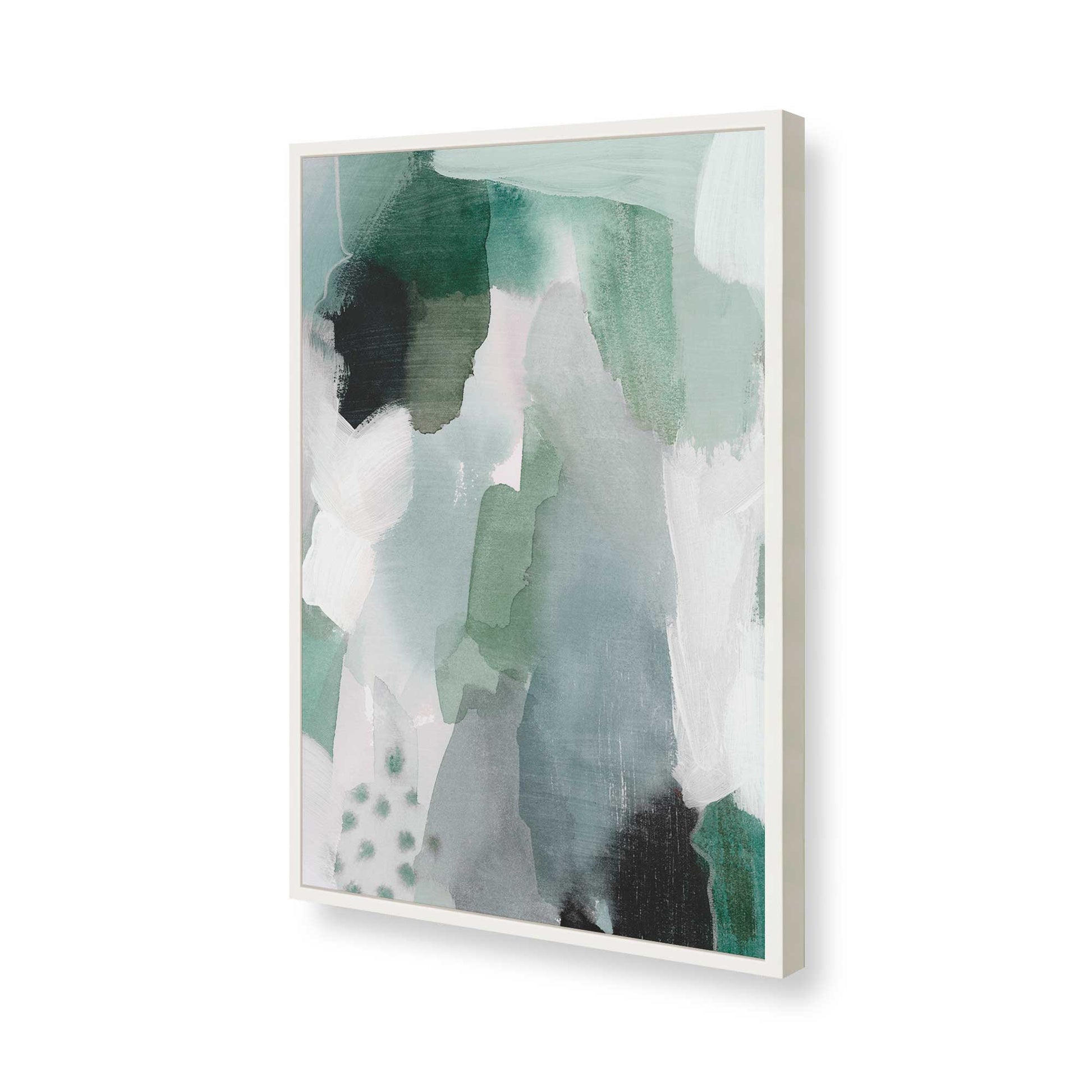 [Color:Opaque White], Picture of art in a Opaque White frame of the corner