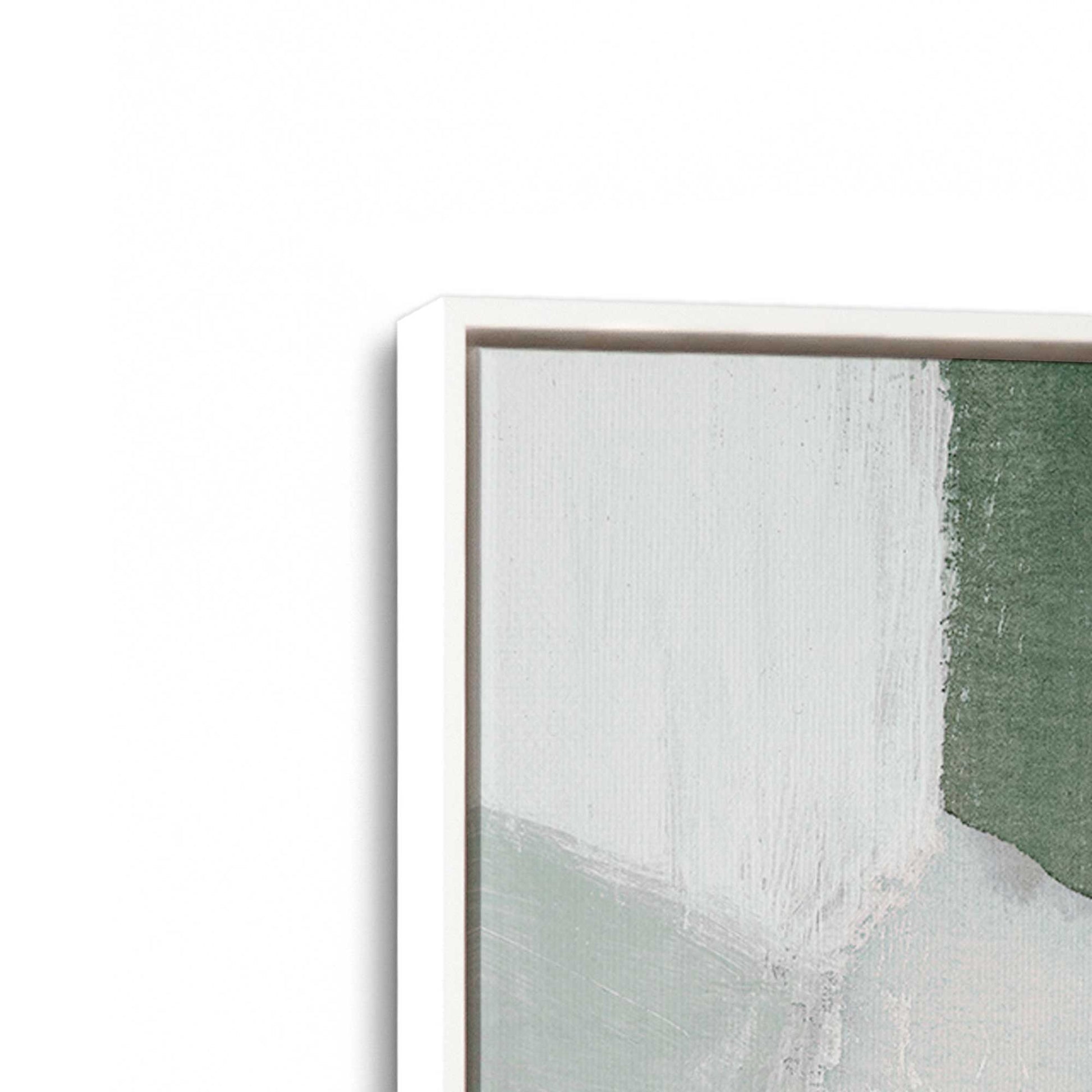 [Color:Opaque White], Picture of art in a White frame at an angle