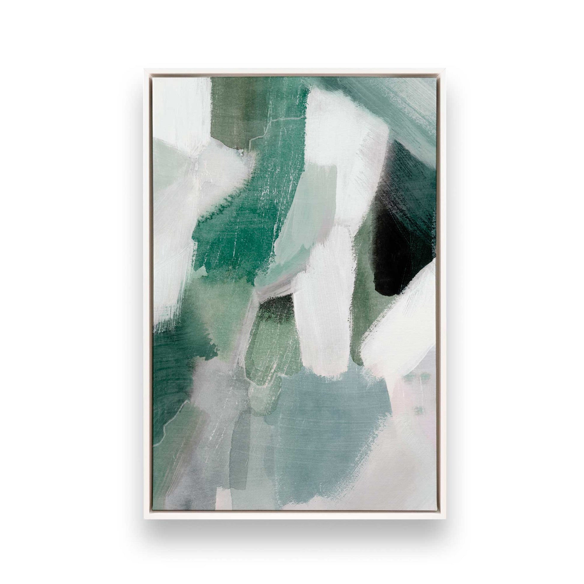 [Color:Opaque White], Picture of art in a White frame