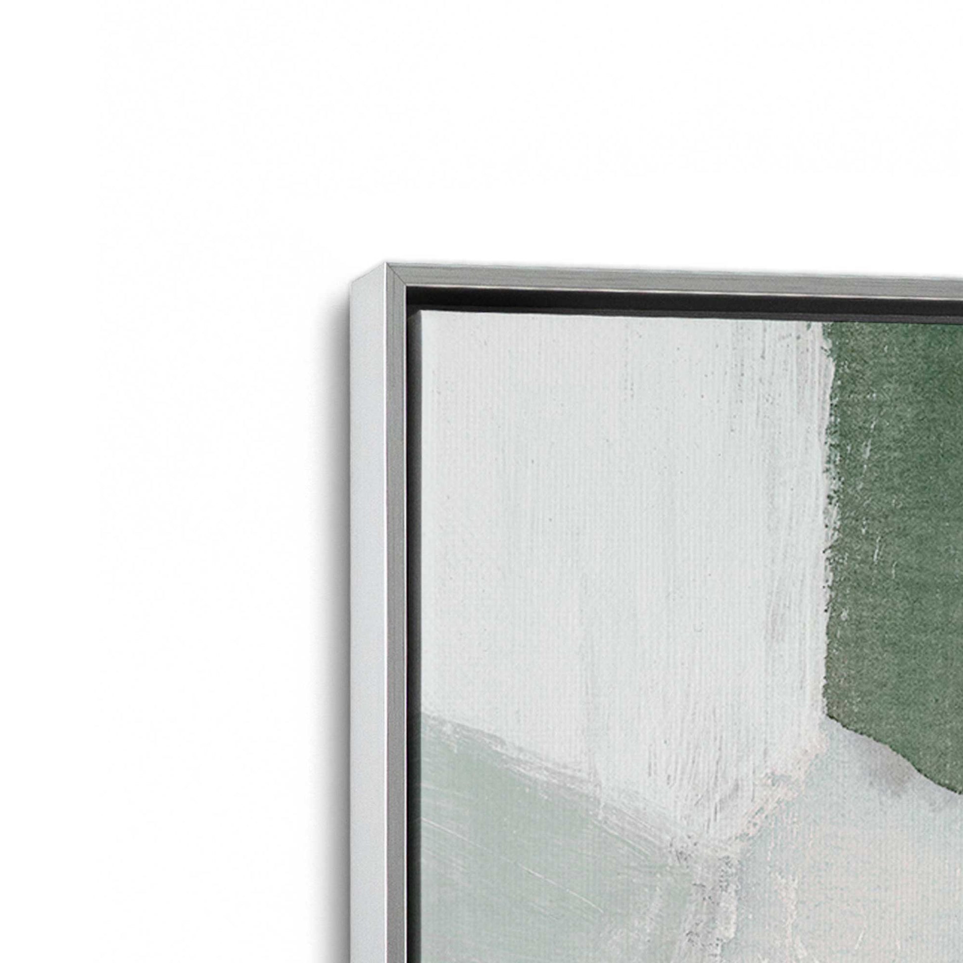 [Color:Polished Chrome], Picture of art in a Polished Chrome frame at an angle