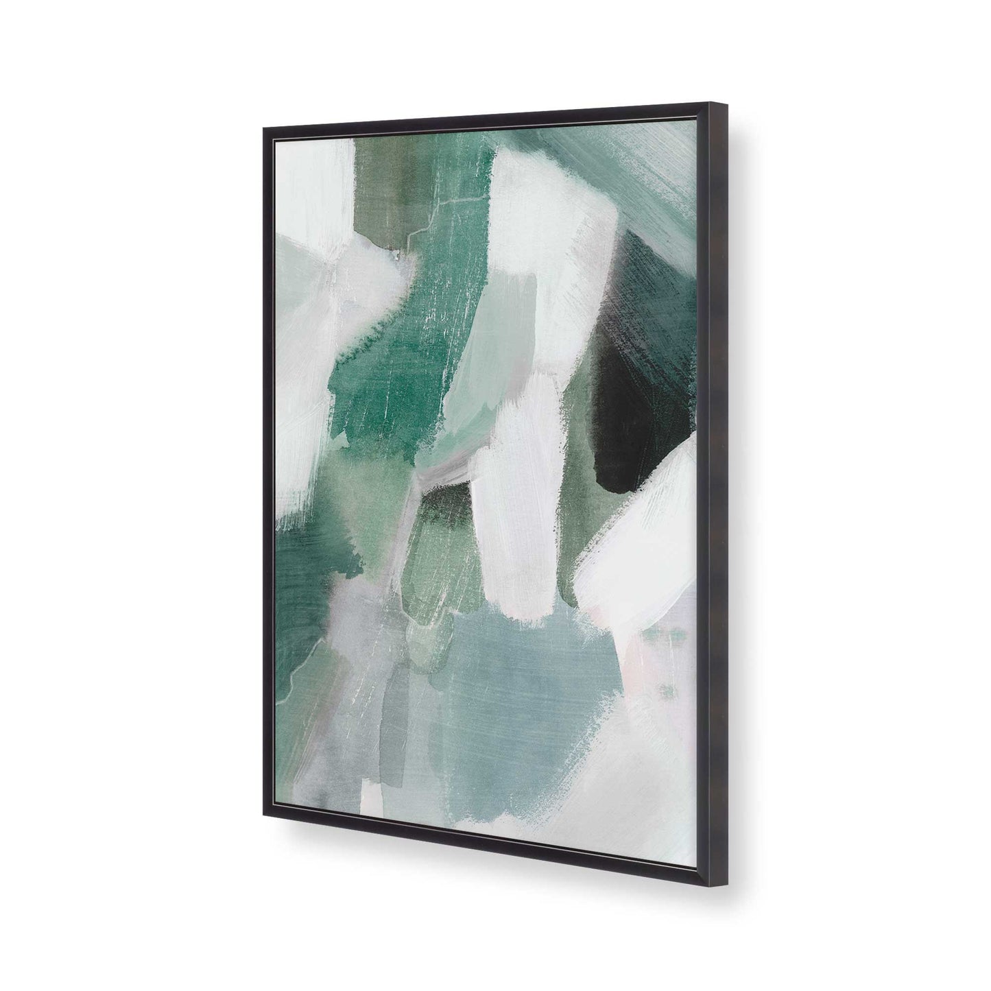[Color:Weathered Zinc], Picture of art in a Weathered Zinc frame of the corner