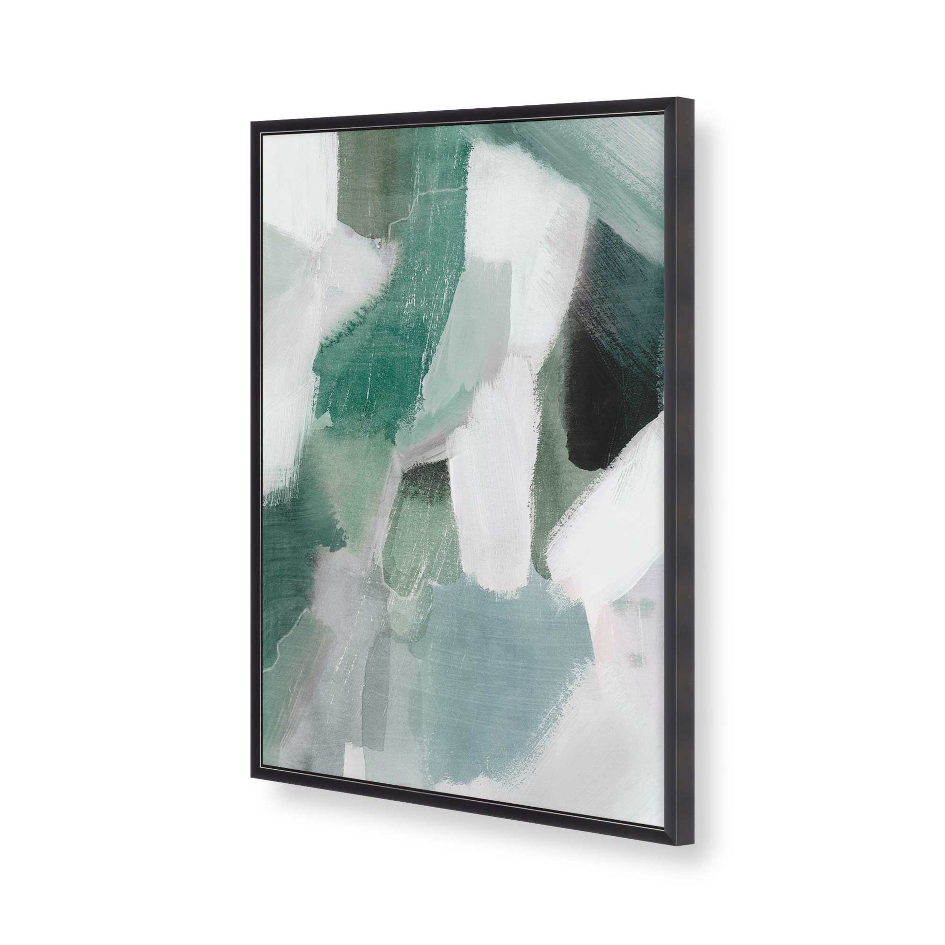 [Color:Weathered Zinc], Picture of art in a Weathered Zinc frame of the corner