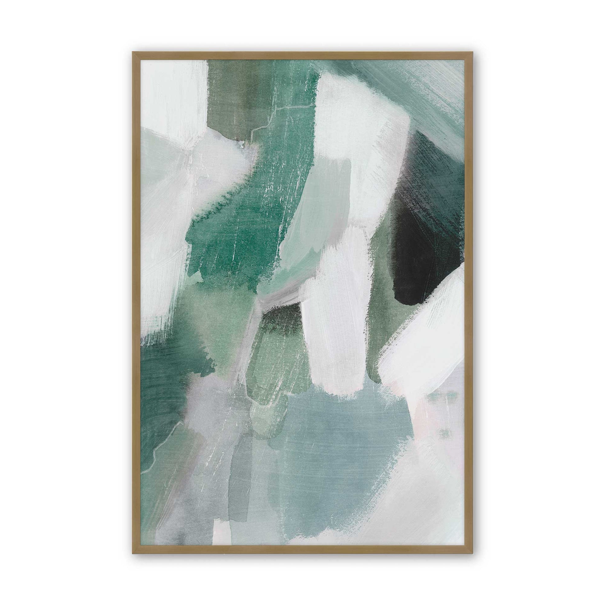[Color:Brushed Gold], Picture of art in a Brushed Gold frame
