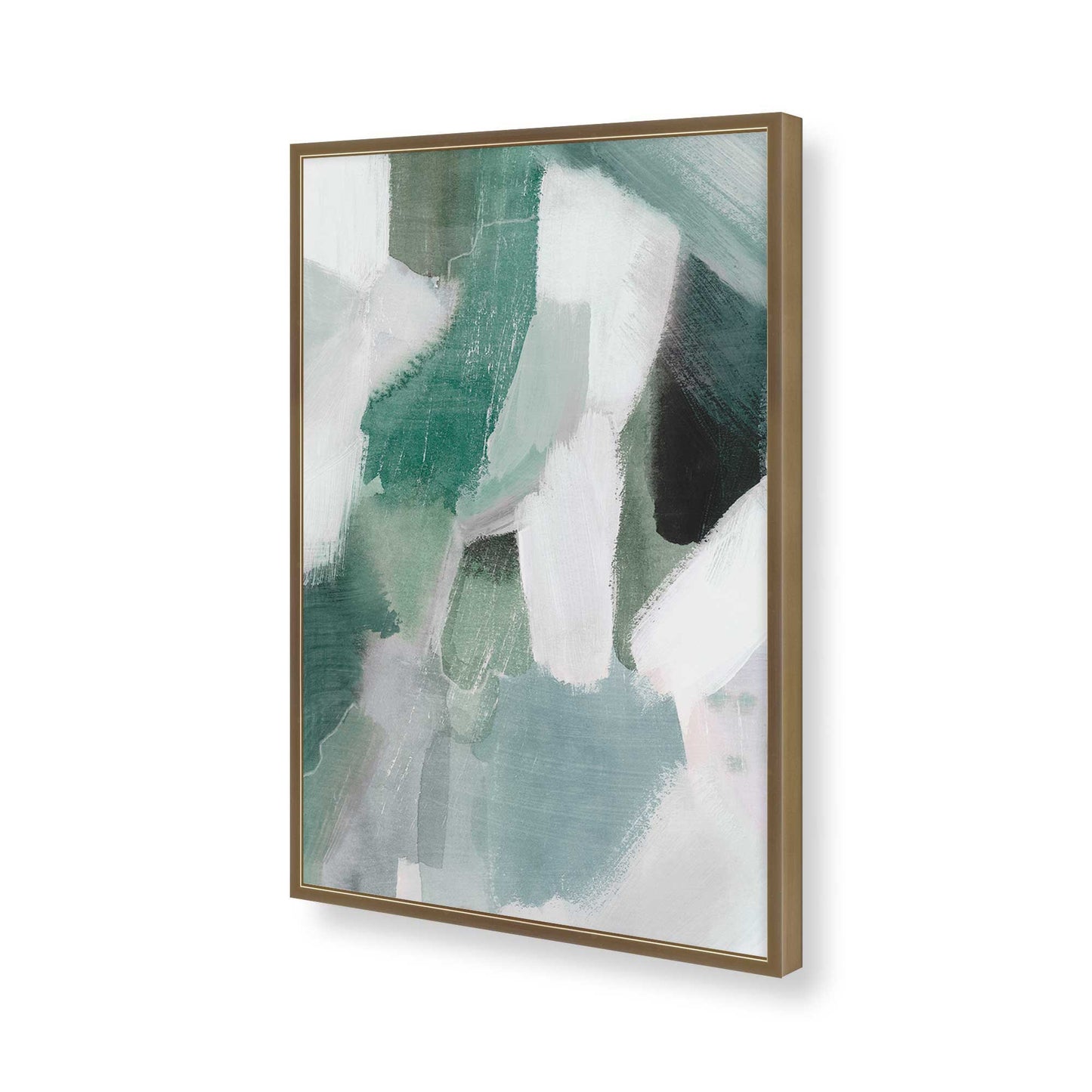 [Color:Brushed Gold], Picture of art in a Brushed Gold frame of the corner