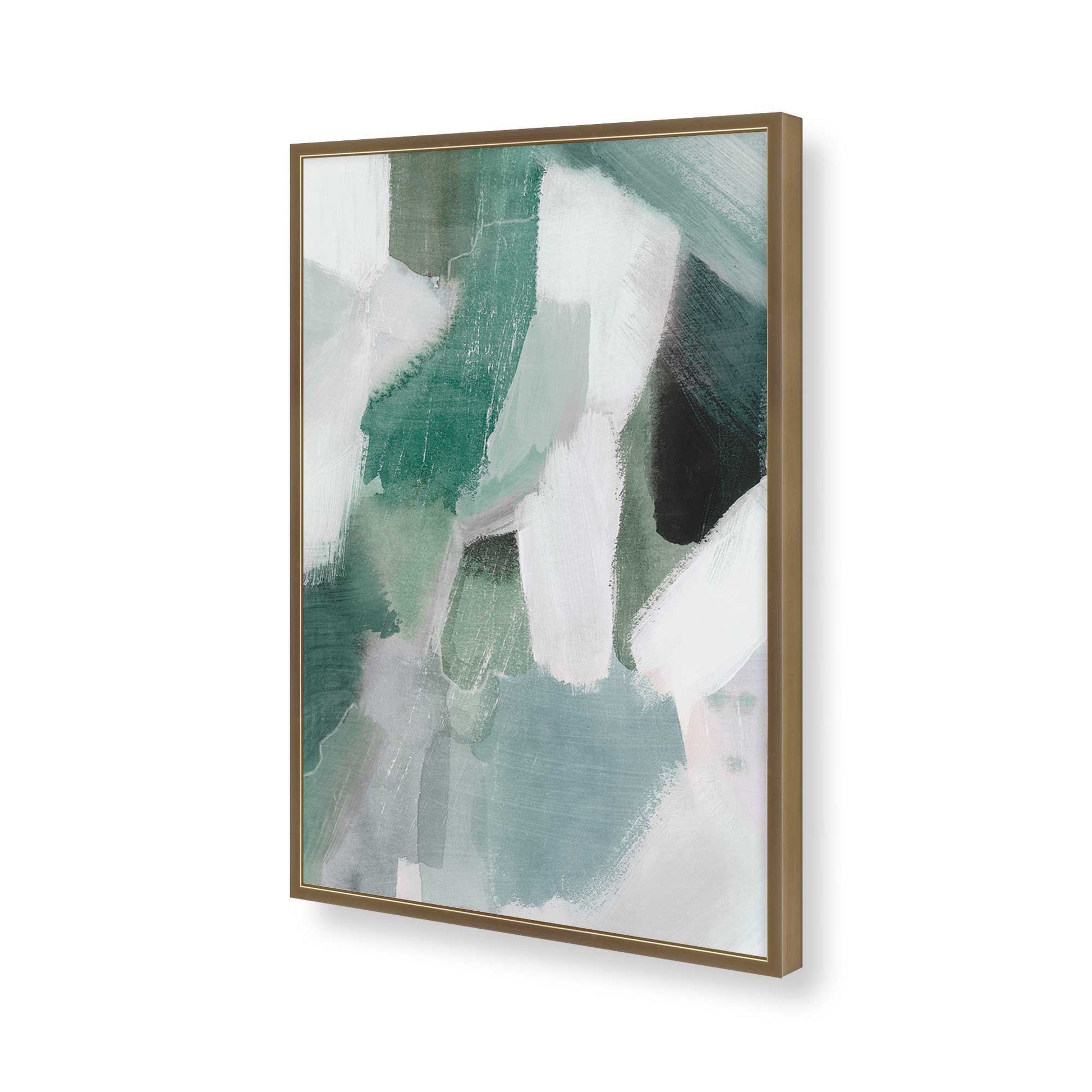 [Color:Brushed Gold], Picture of art in a Brushed Gold frame of the corner