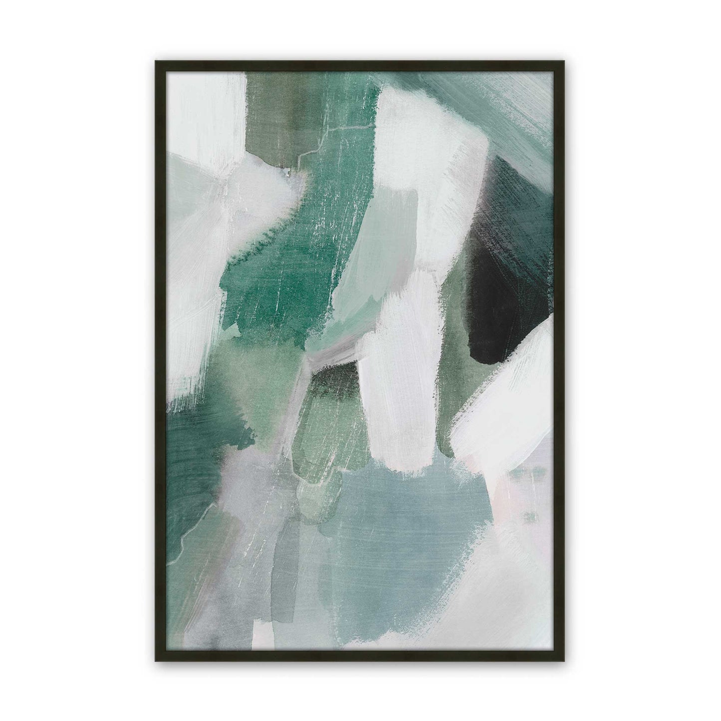 [Color:Satin Black], Picture of art in a Satin Black frame