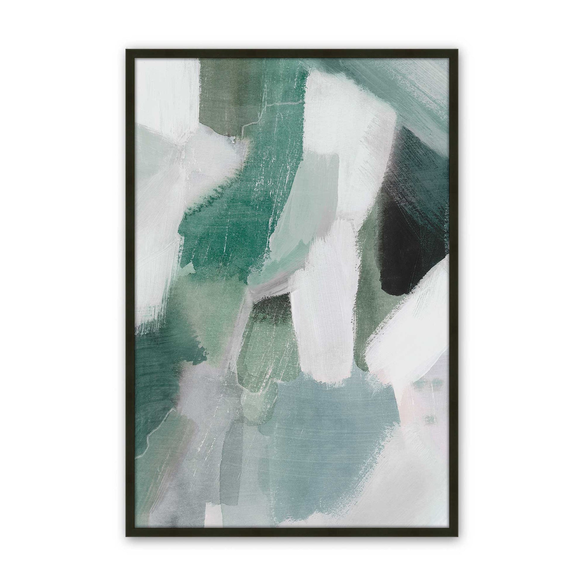 [Color:Satin Black], Picture of art in a Satin Black frame