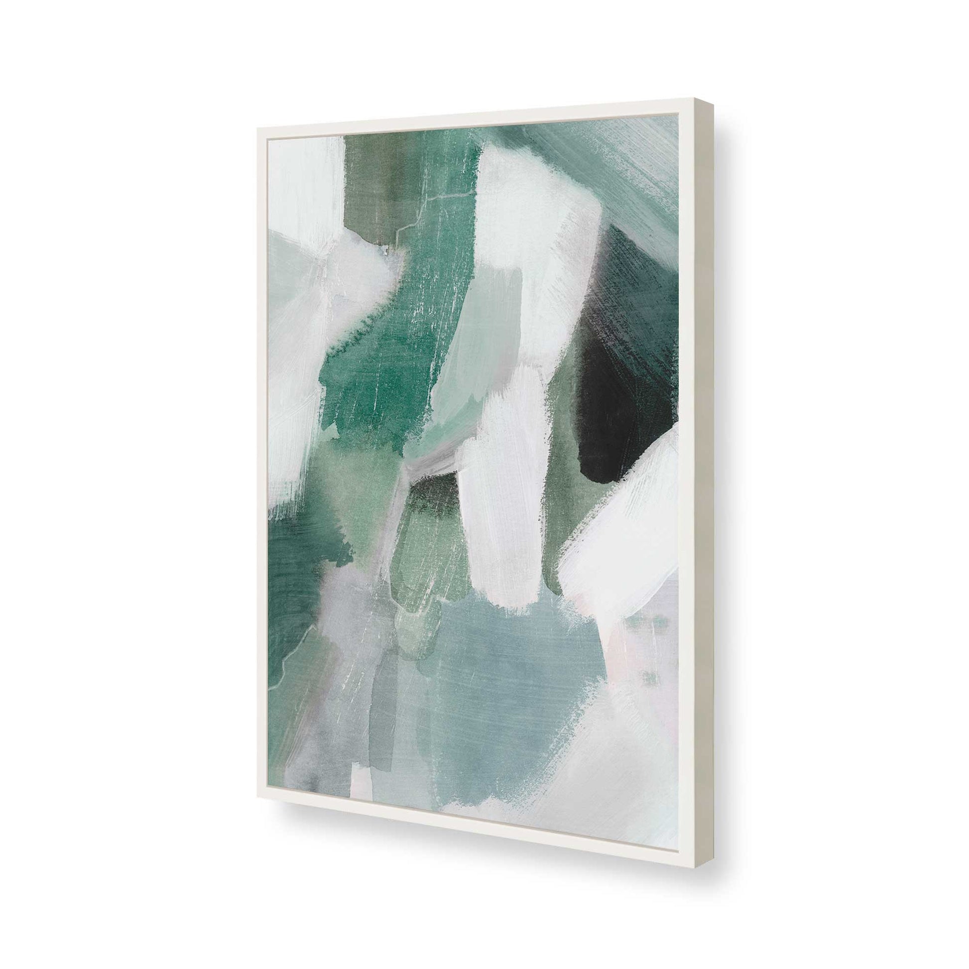 [Color:Opaque White], Picture of art in a Opaque White frame of the corner