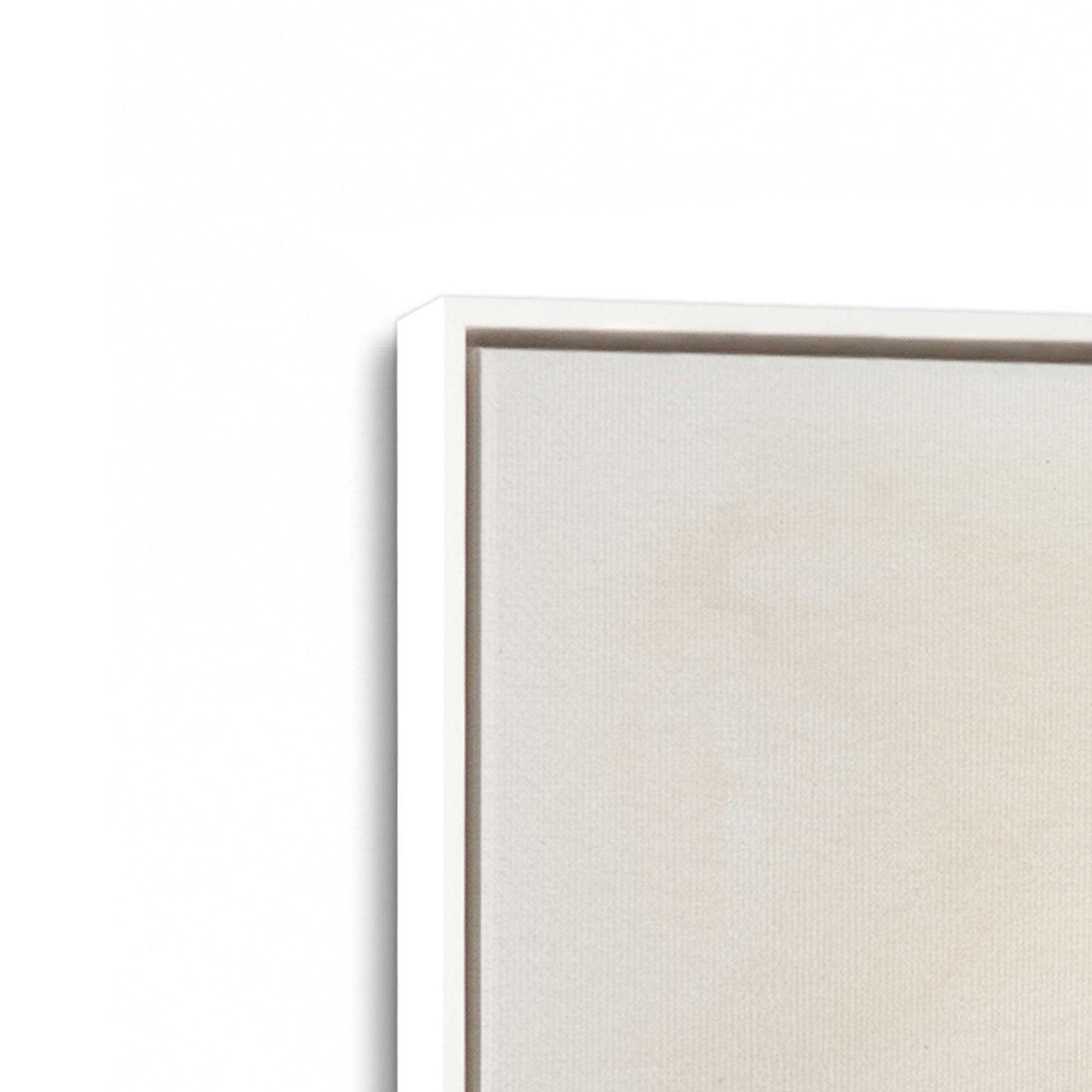 [Color:Opaque White], Picture of art in a White frame at an angle