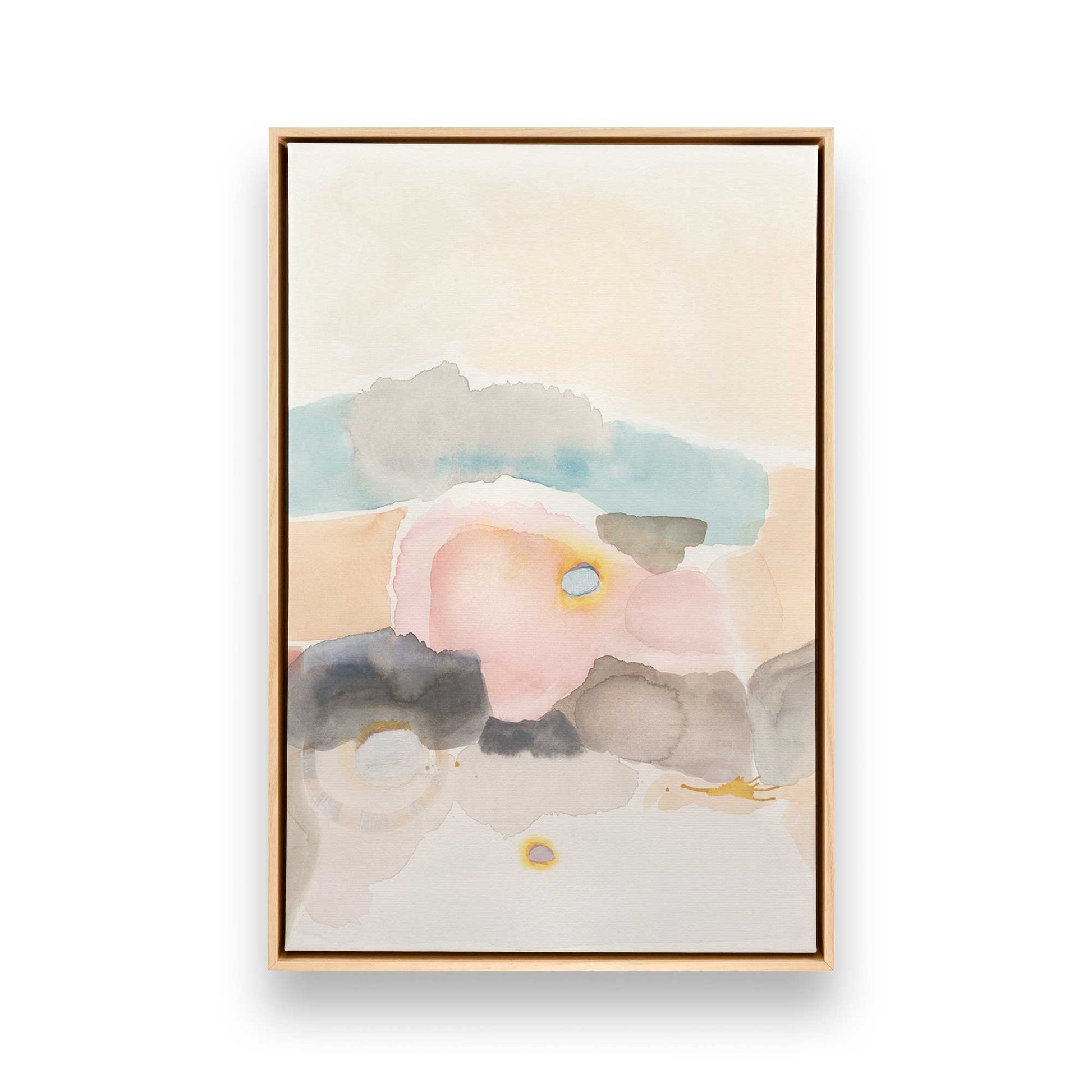 [Color:American Maple], Picture of art in a American Maple frame