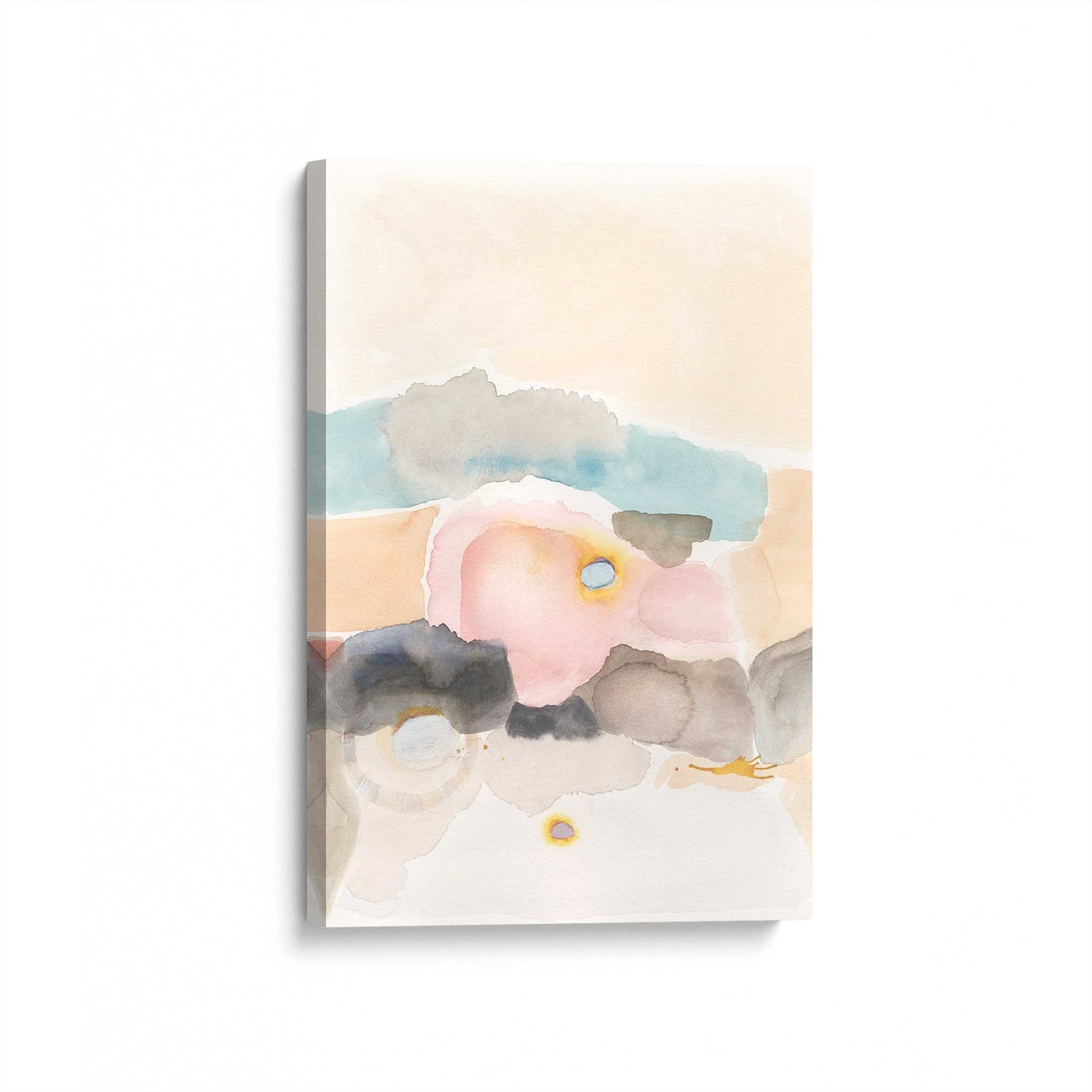 [Color:Stretched Canvas], Picture of art at an angle
