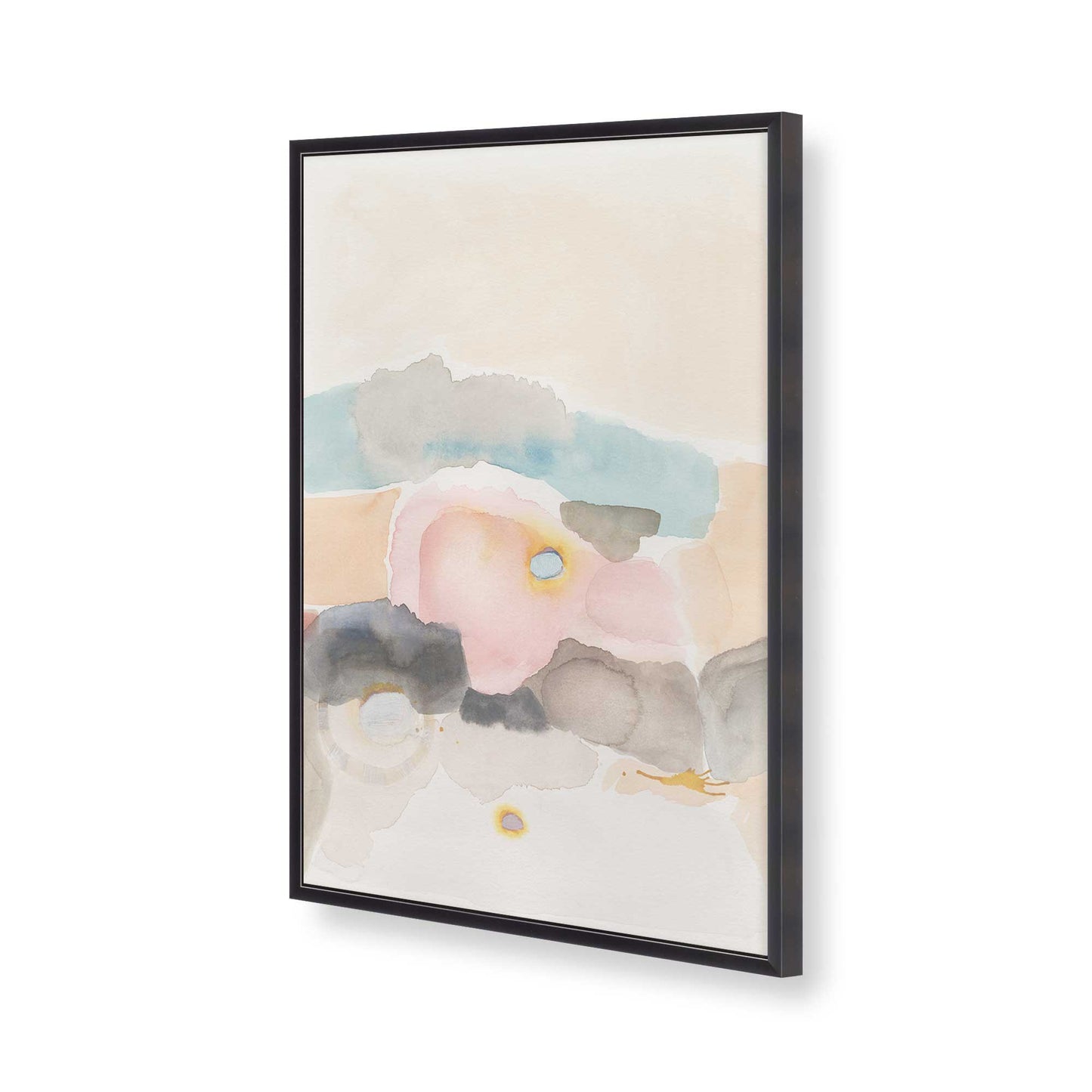 [Color:Weathered Zinc], Picture of art in a Weathered Zinc frame of the corner