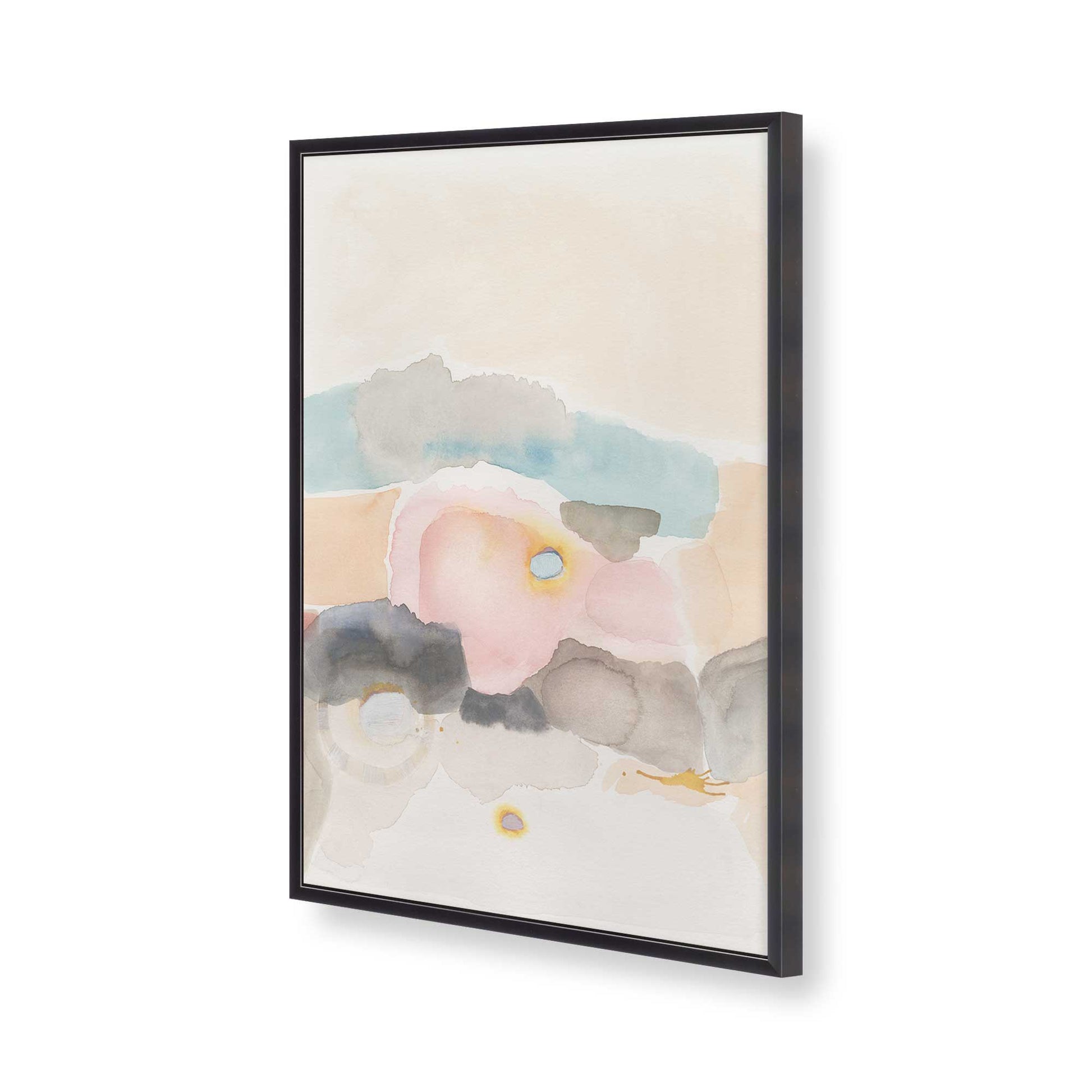 [Color:Weathered Zinc], Picture of art in a Weathered Zinc frame of the corner