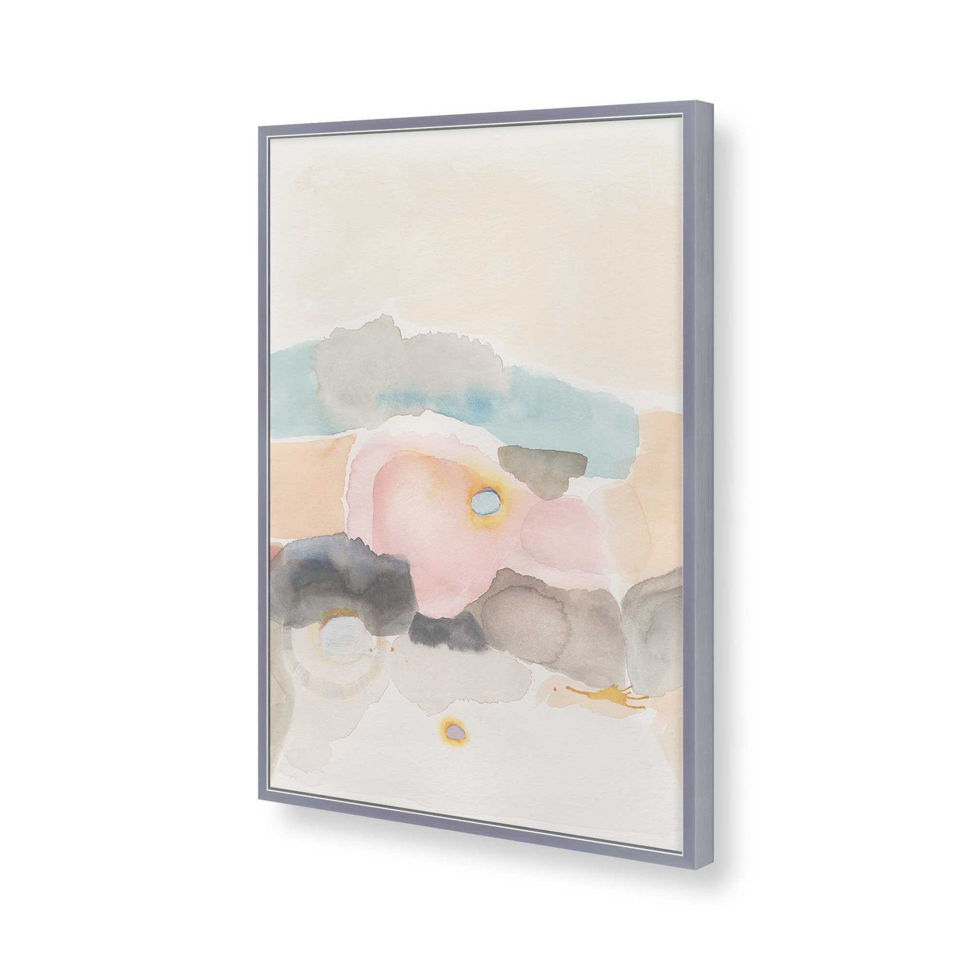 [Color:Polished Chrome], Picture of art in a Polished Chrome frame of the corner