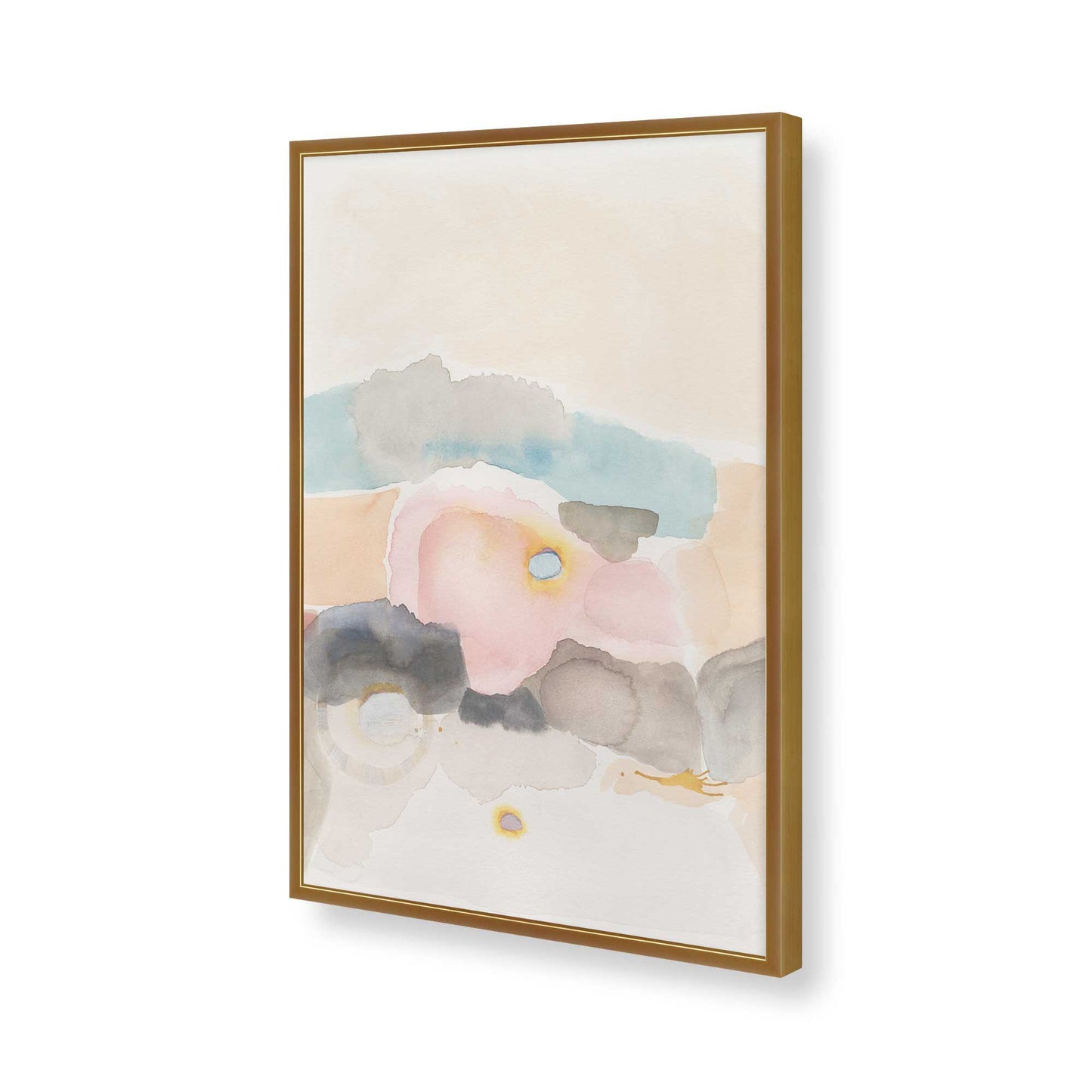 [Color:Polished Gold], Picture of art in a Polished Gold frame of the corner