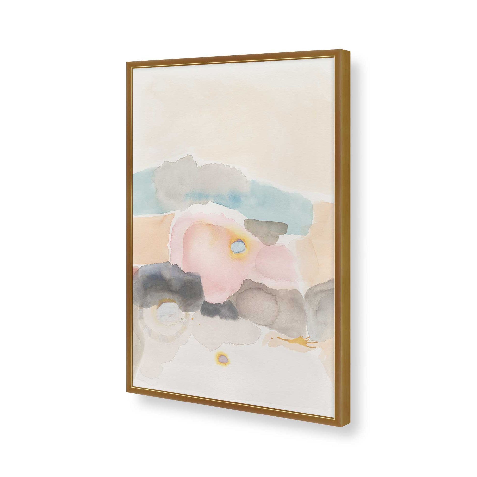 [Color:Polished Gold], Picture of art in a Polished Gold frame of the corner