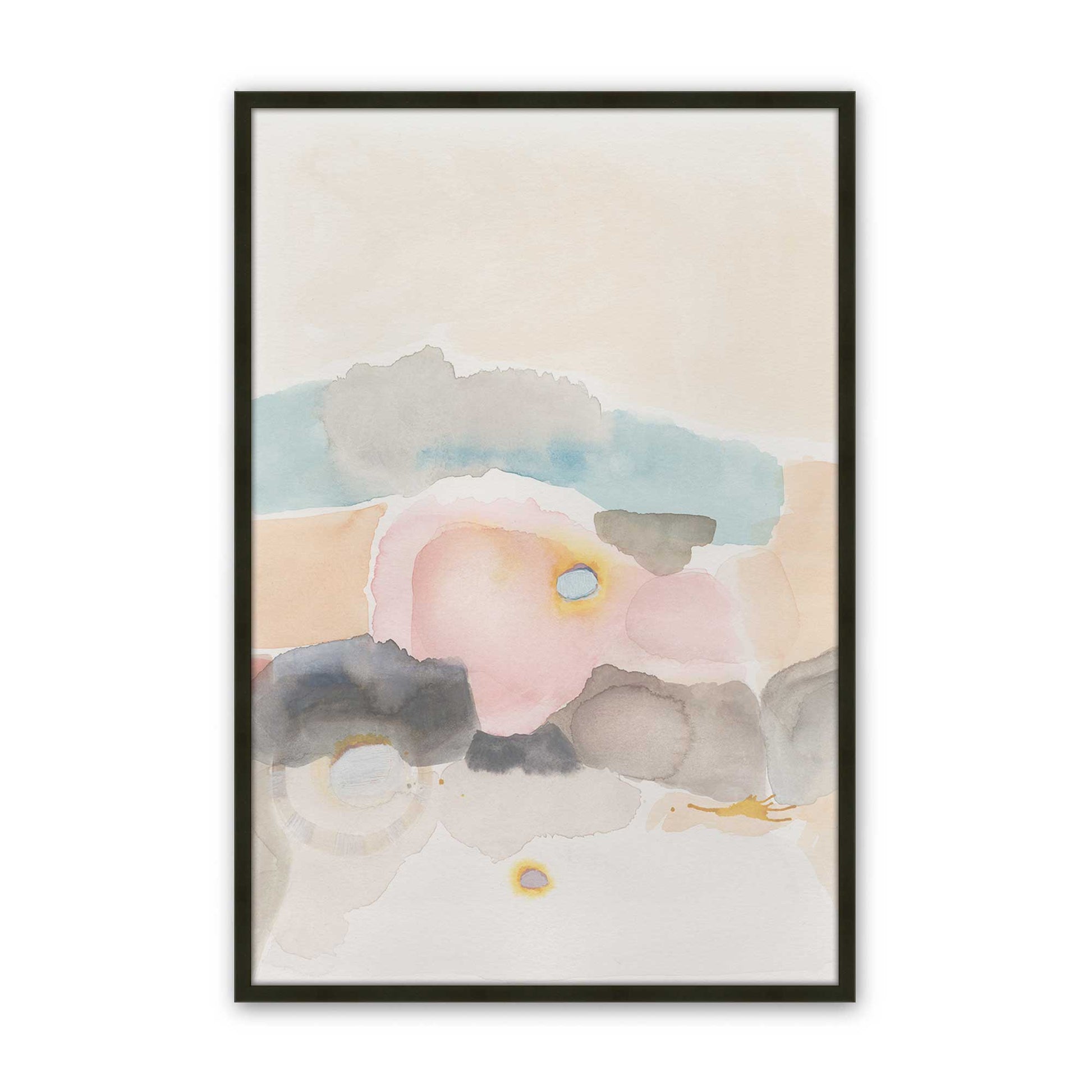 [Color:Satin Black], Picture of art in a Satin Black frame