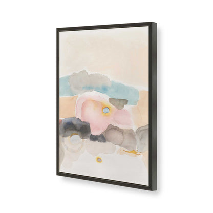 [Color:Satin Black], Picture of art in a Satin Black frame of the corner