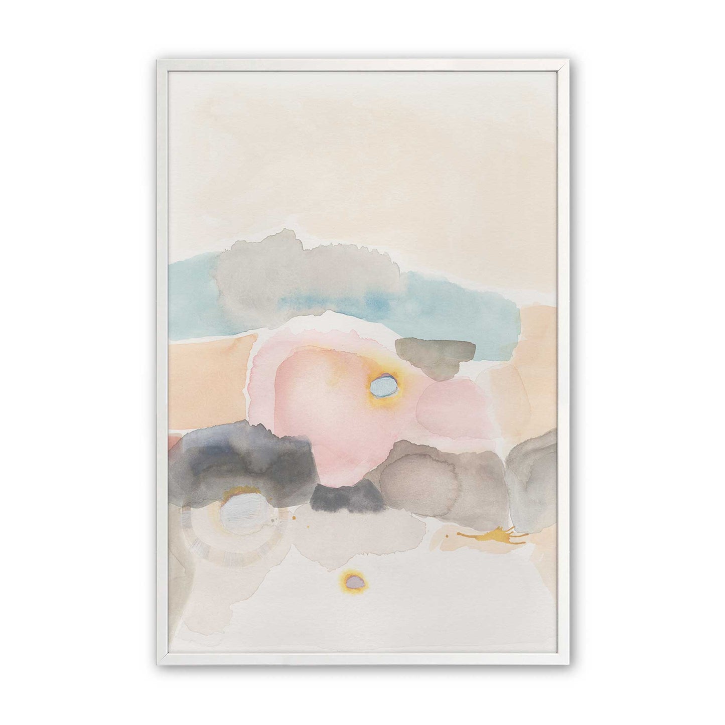 [Color:Opaque White], Picture of art in a Opaque White frame