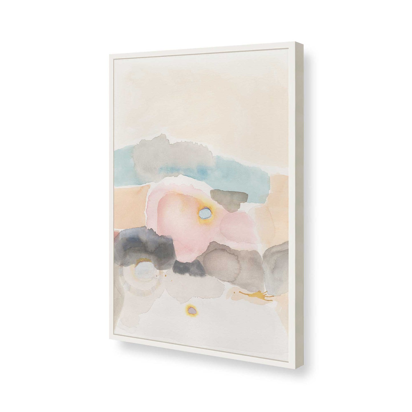 [Color:Opaque White], Picture of art in a Opaque White frame of the corner