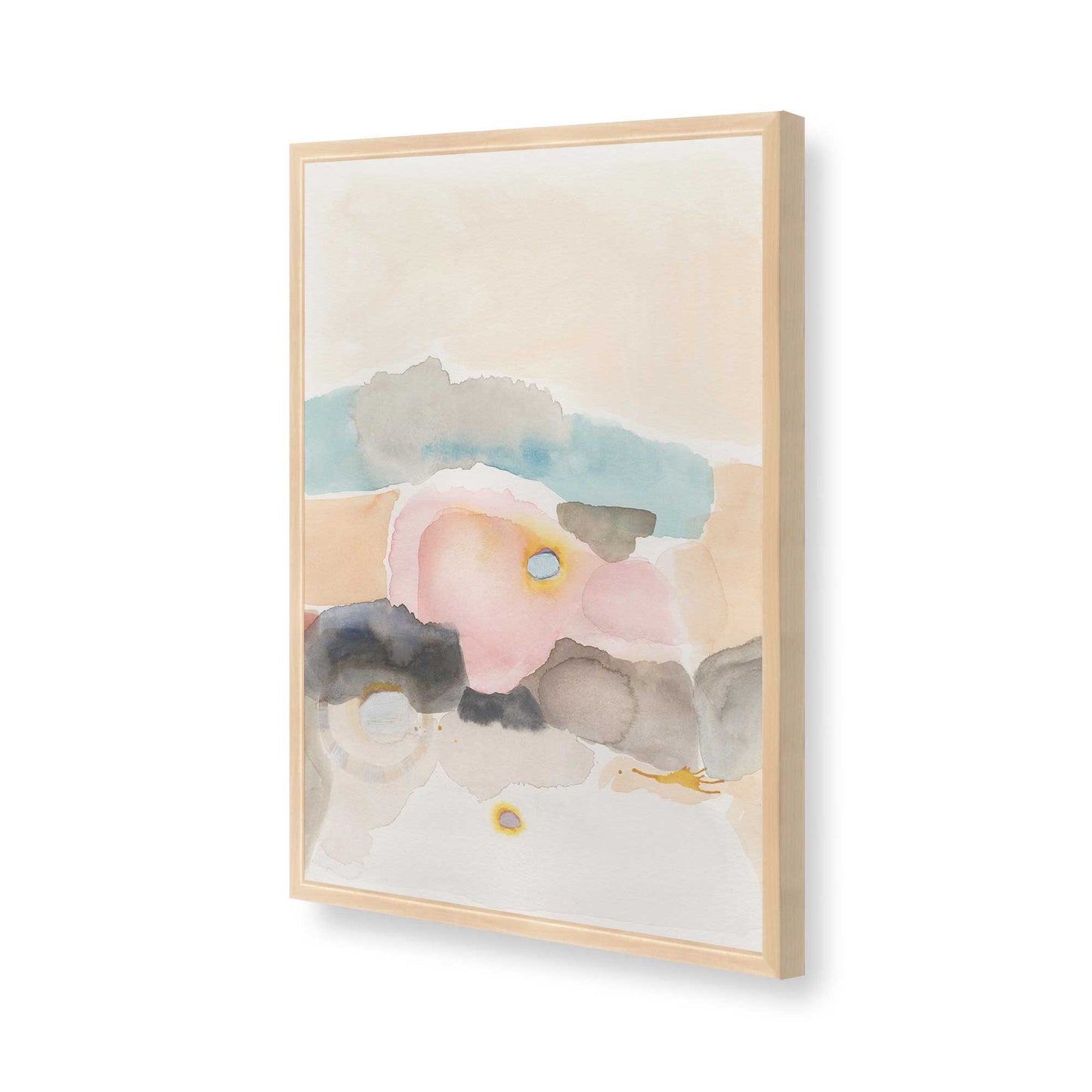 [Color:Raw Maple], Picture of art in a Raw Maple frame of the corner