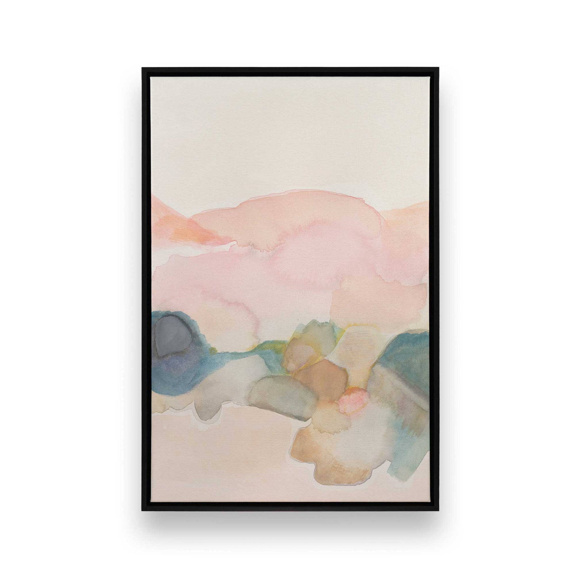 [Color:Satin Black], Picture of art in a Satin Black frame