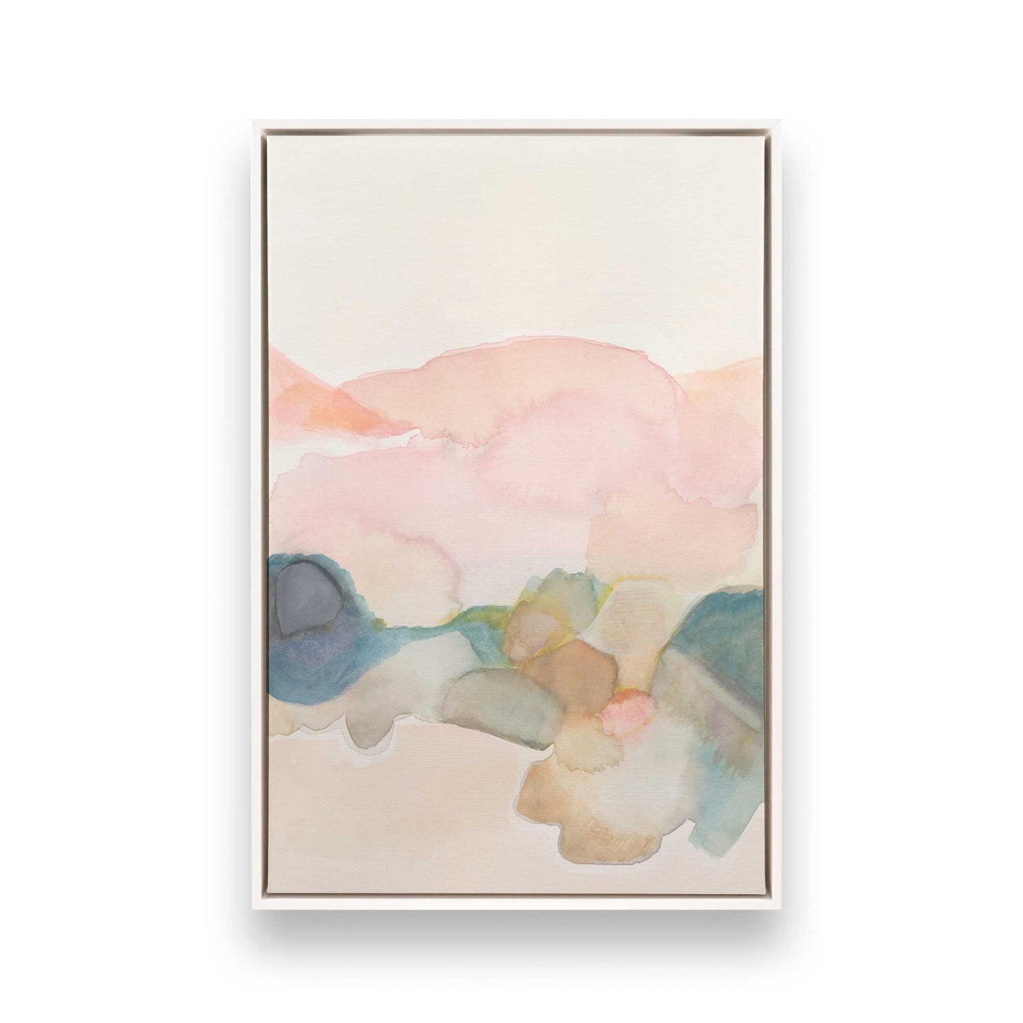 [Color:Opaque White], Picture of art in a White frame