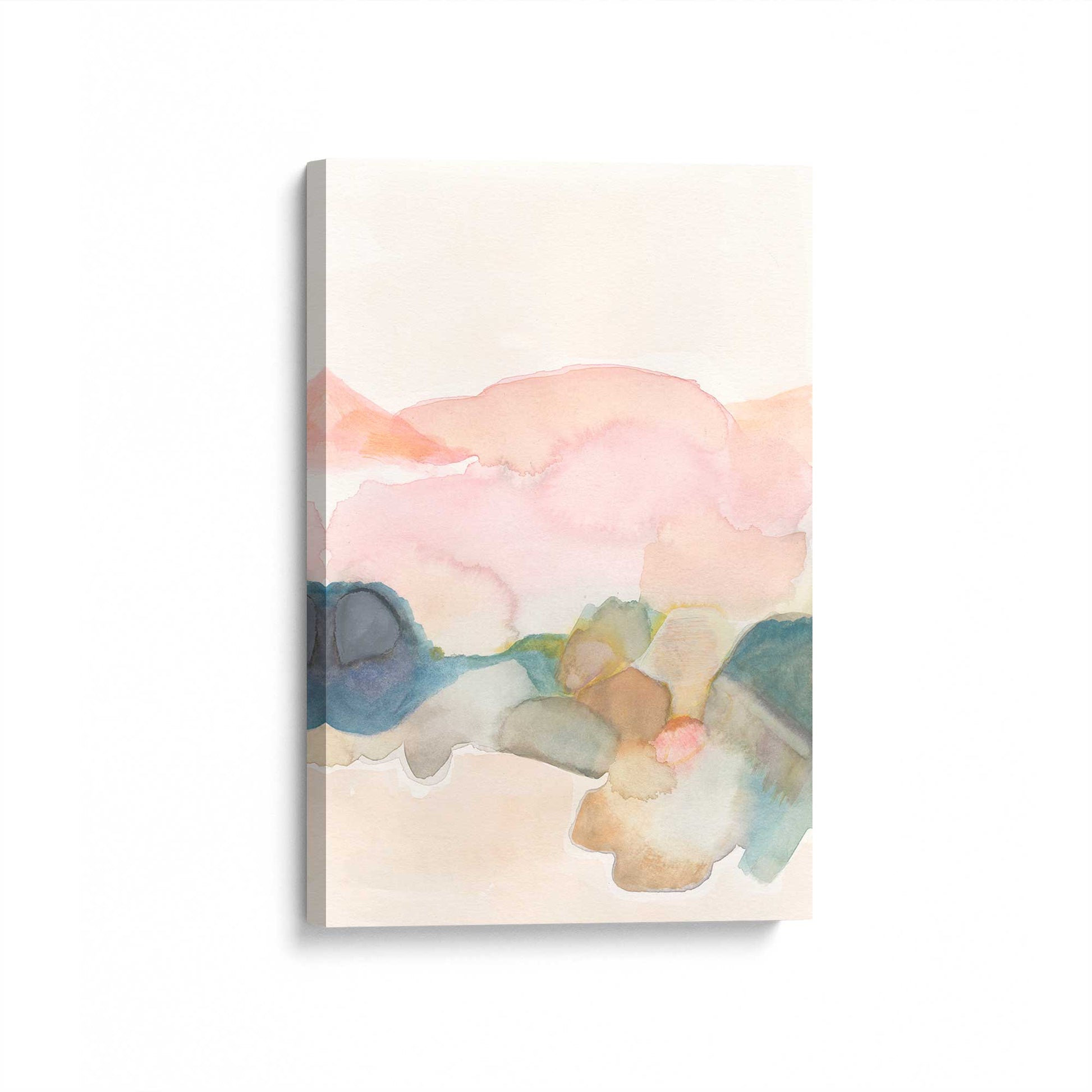 [Color:Stretched Canvas], Picture of art at an angle