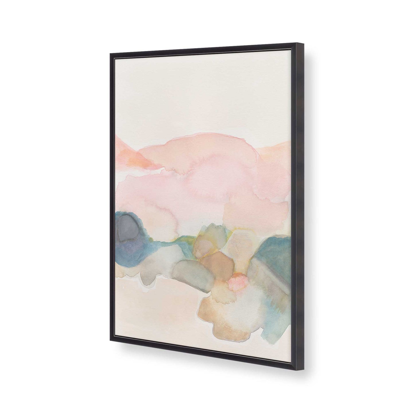 [Color:Weathered Zinc], Picture of art in a Weathered Zinc frame of the corner