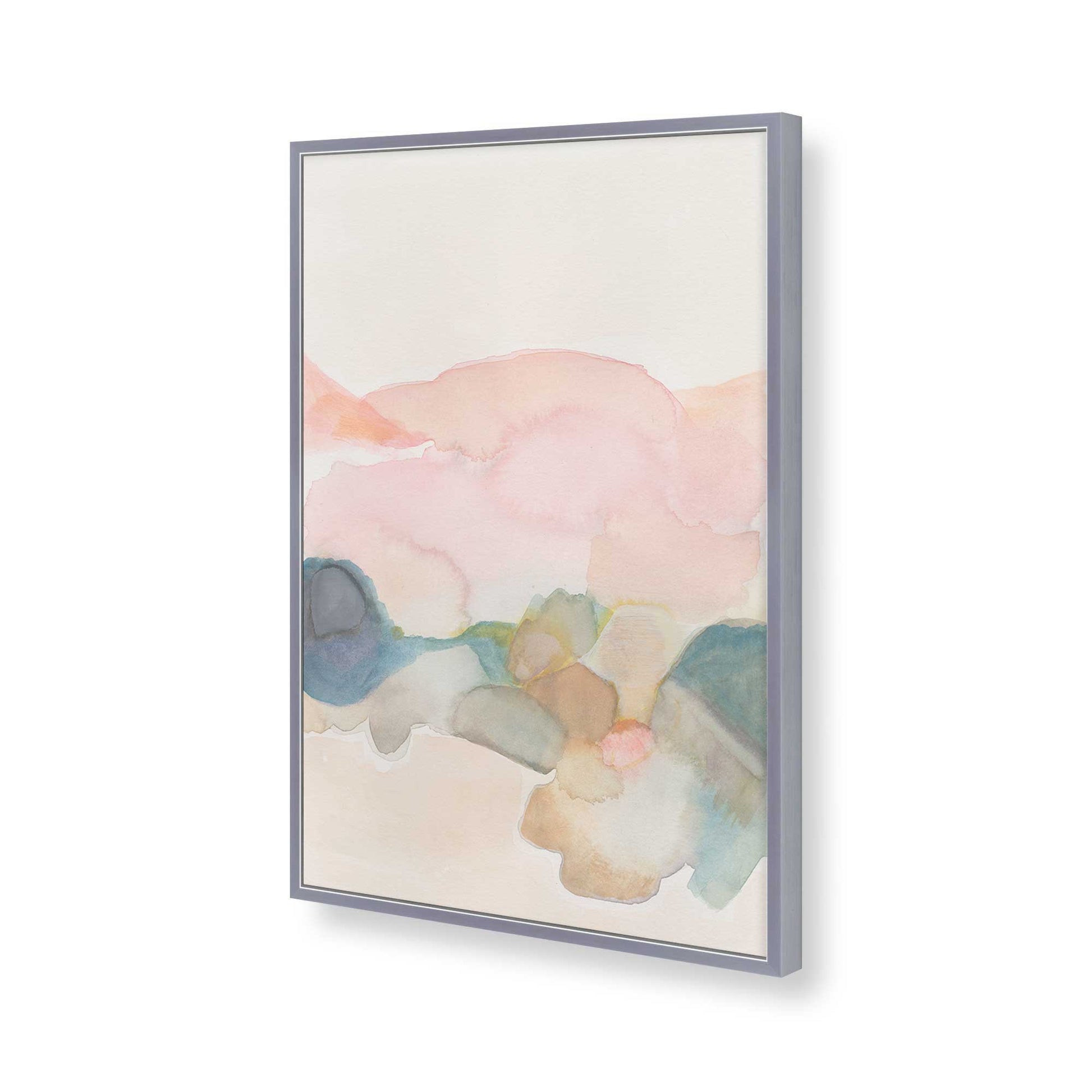 [Color:Polished Chrome], Picture of art in a Polished Chrome frame of the corner
