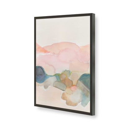 [Color:Satin Black], Picture of art in a Satin Black frame of the corner