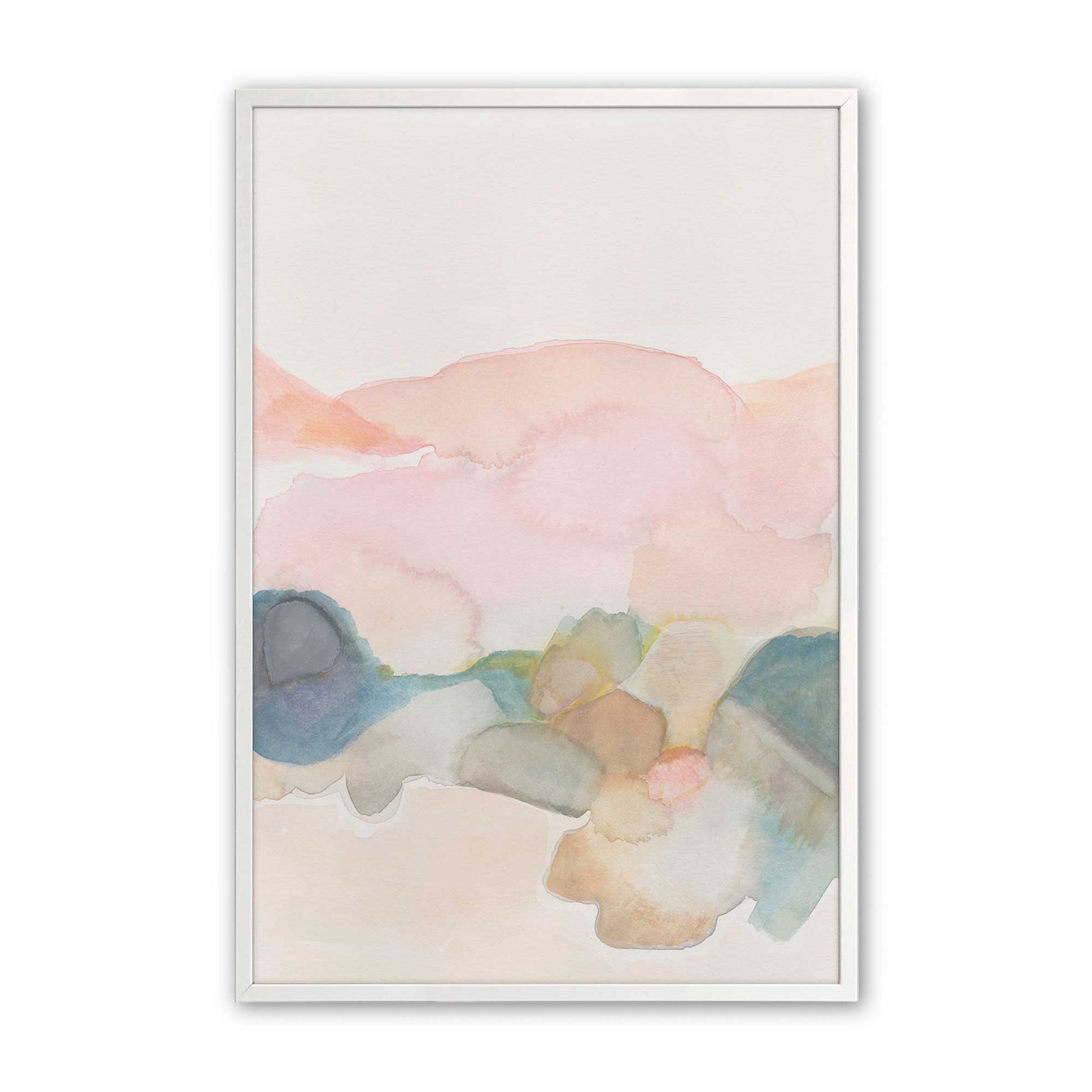 [Color:Opaque White], Picture of art in a Opaque White frame