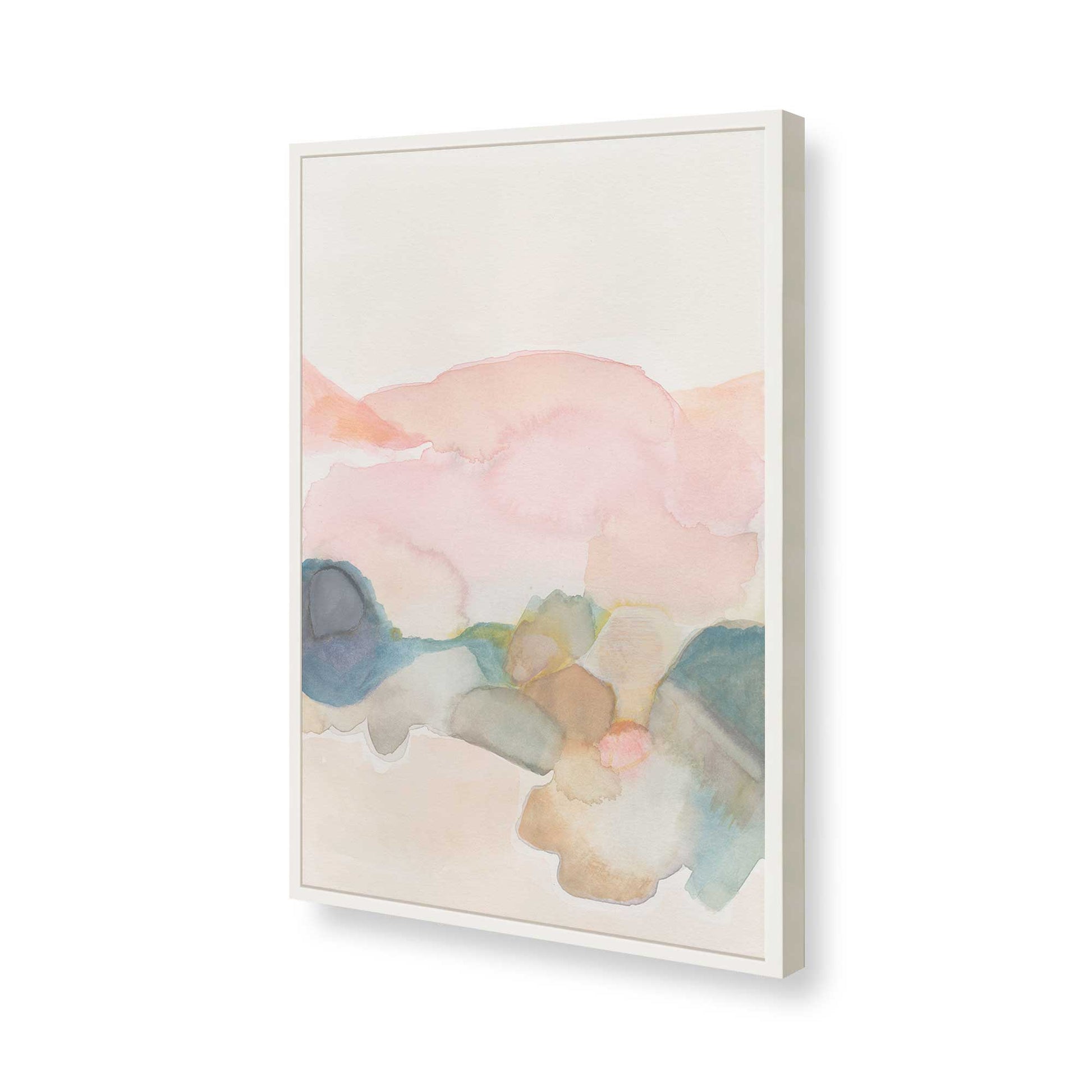 [Color:Opaque White], Picture of art in a Opaque White frame of the corner