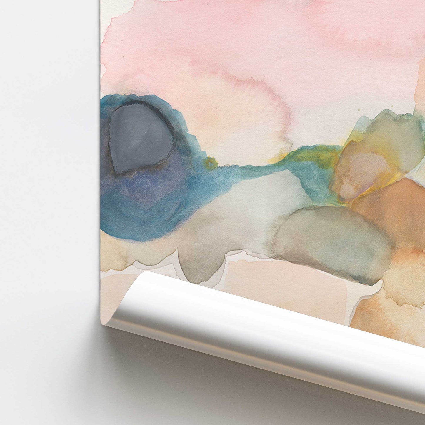 [color:Rolled Print], Picture of close up of art