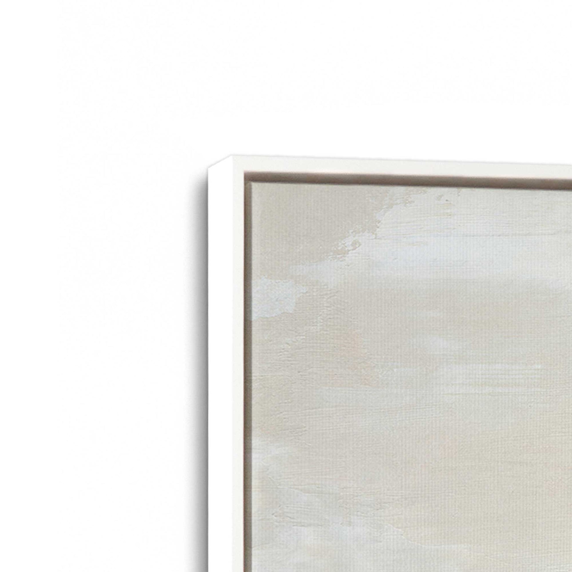 [Color:Opaque White], Picture of art in a White frame at an angle
