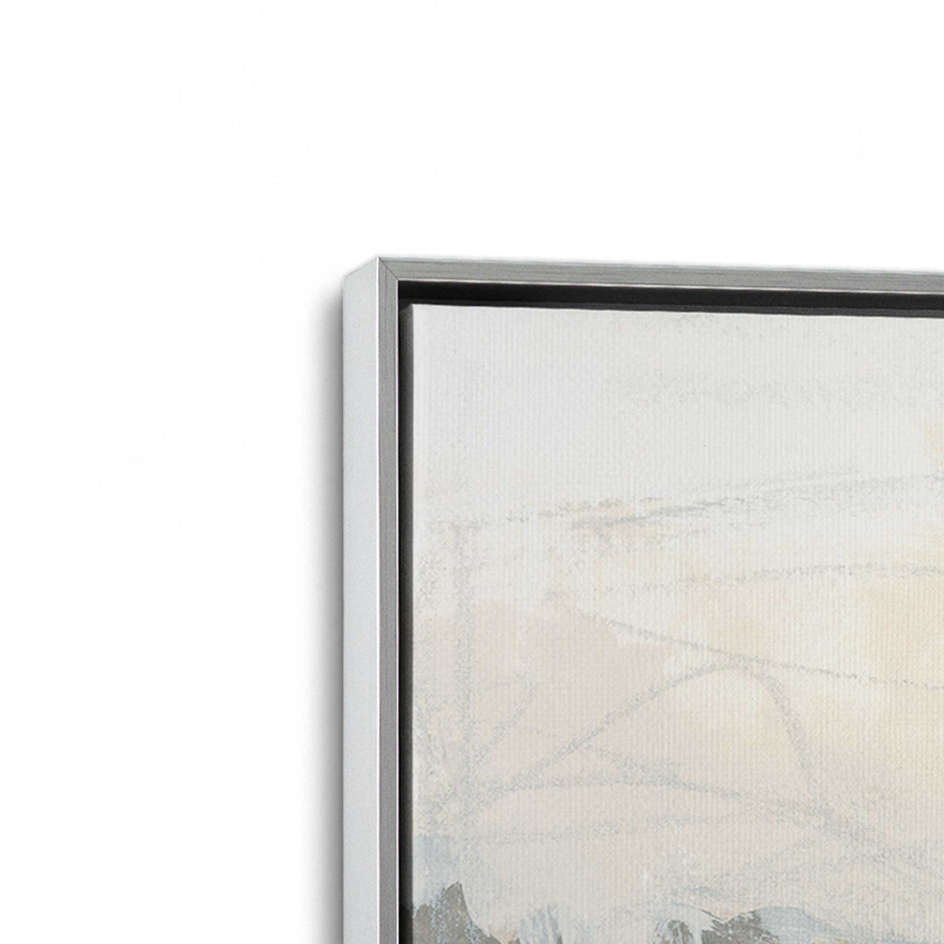 [Color:Polished Chrome], Picture of art in a Polished Chrome frame at an angle