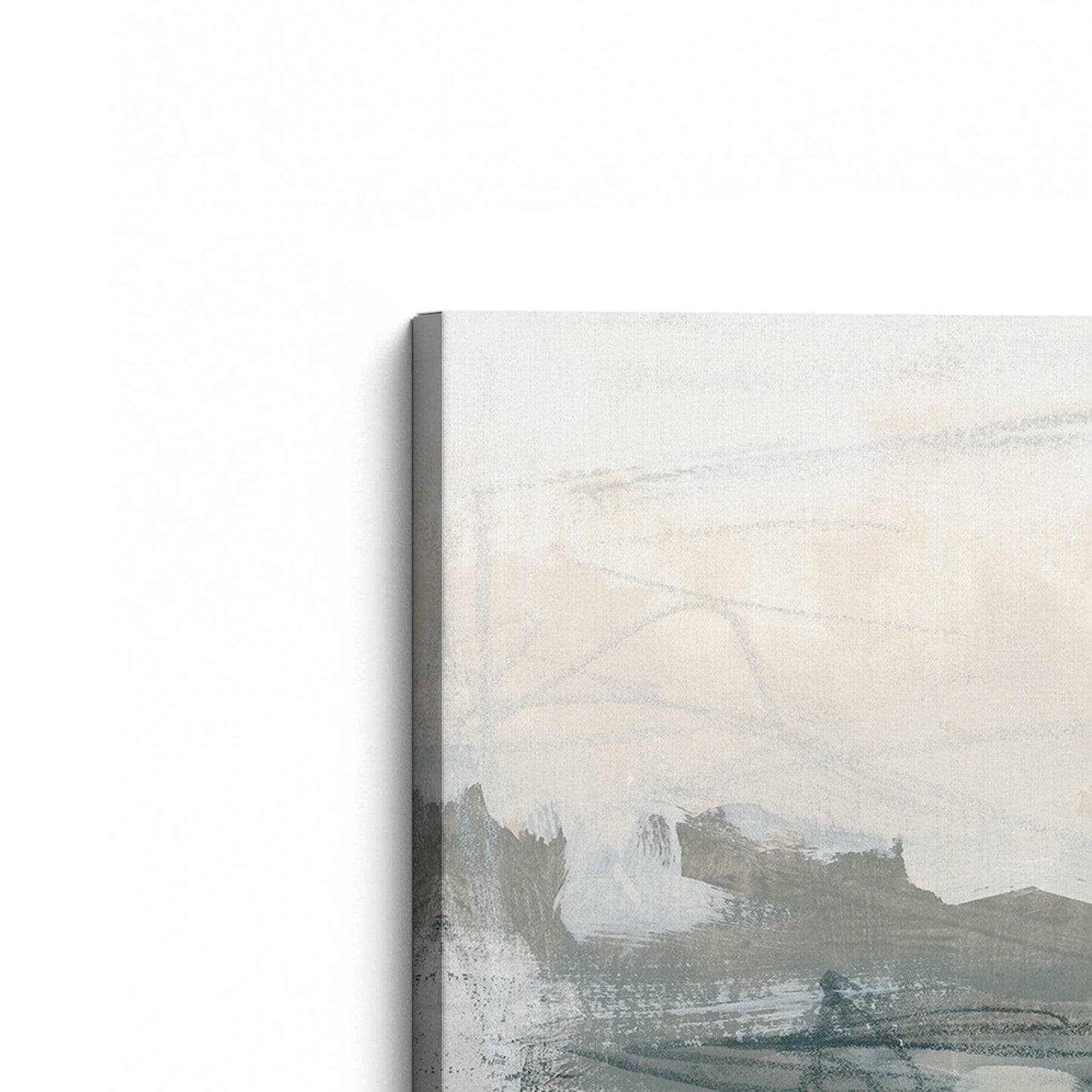 [Color:Stretched Canvas], Picture of art at an angle