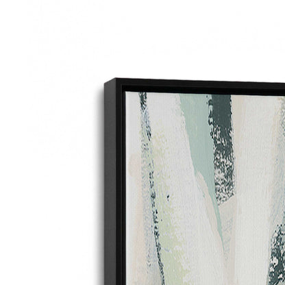 [Color:Satin Black], Picture of art in a Satin Black frame at an angle