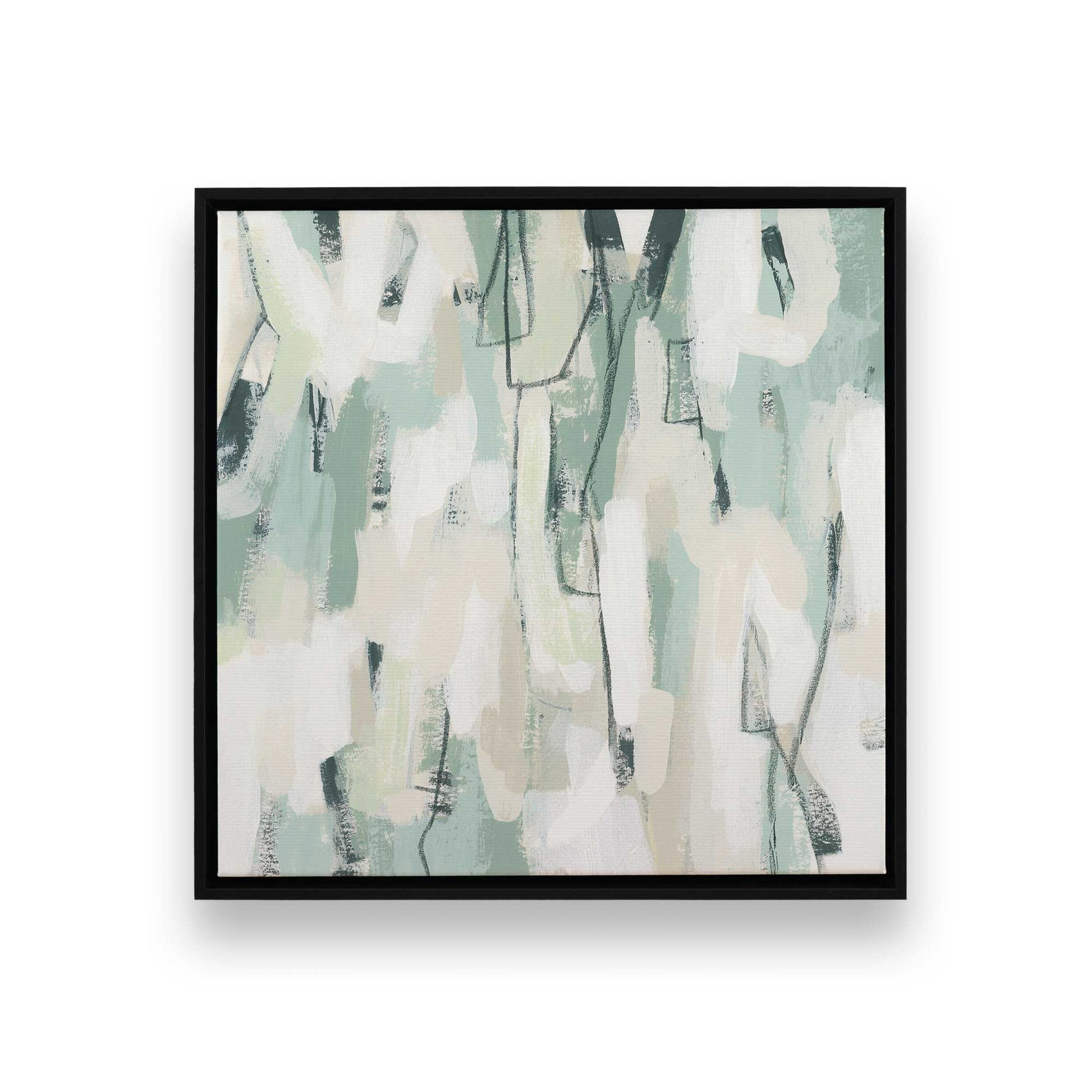 [Color:Satin Black], Picture of art in a Satin Black frame