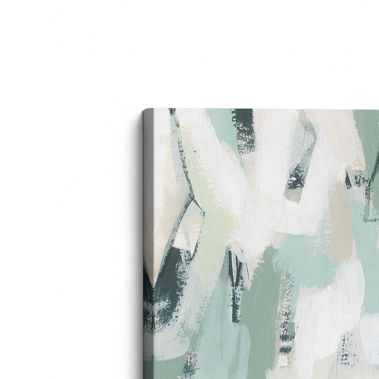 [Color:Stretched Canvas], Picture of art at an angle