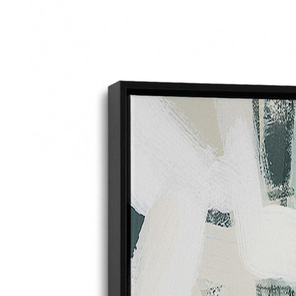 [Color:Satin Black], Picture of art in a Satin Black frame at an angle