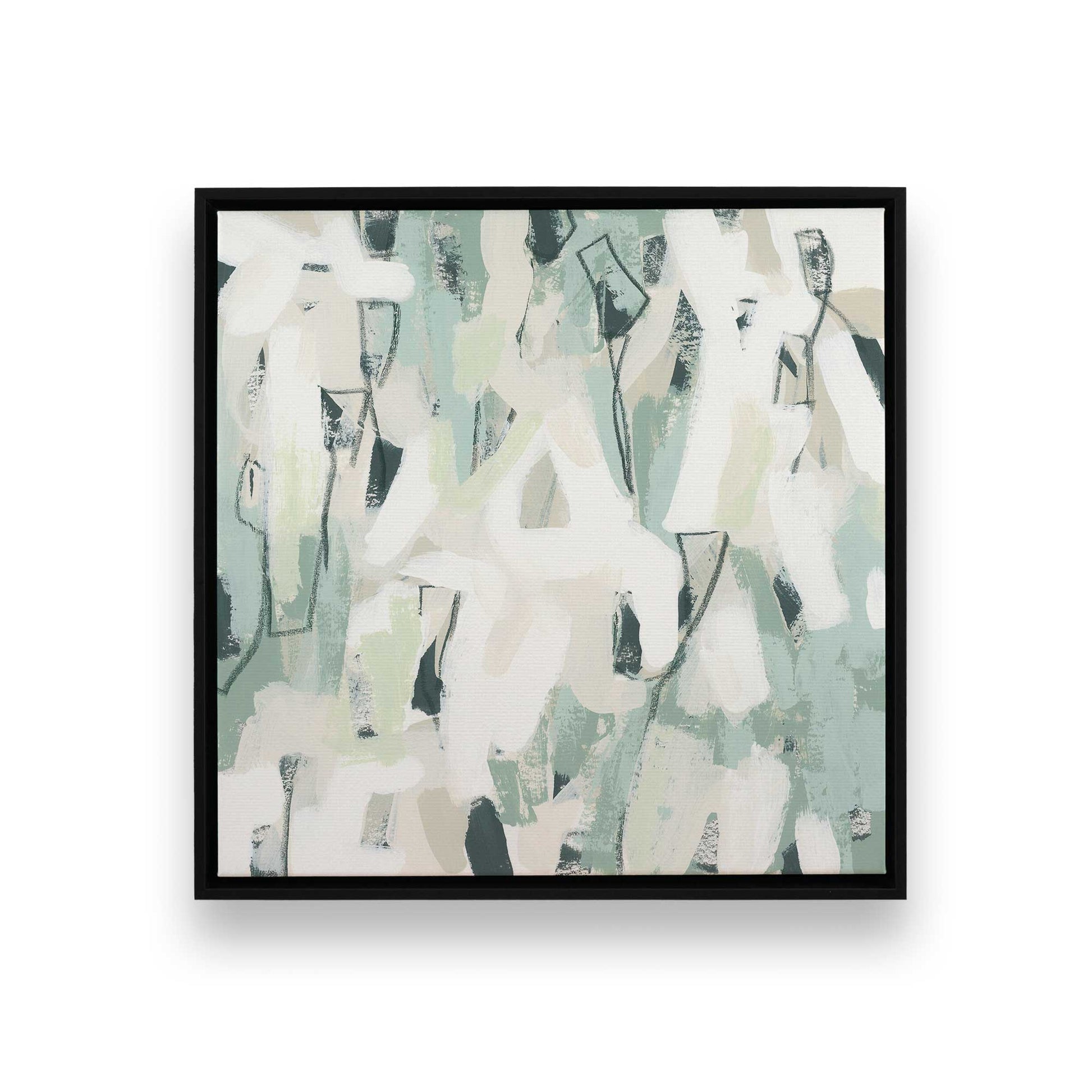 [Color:Satin Black], Picture of art in a Satin Black frame